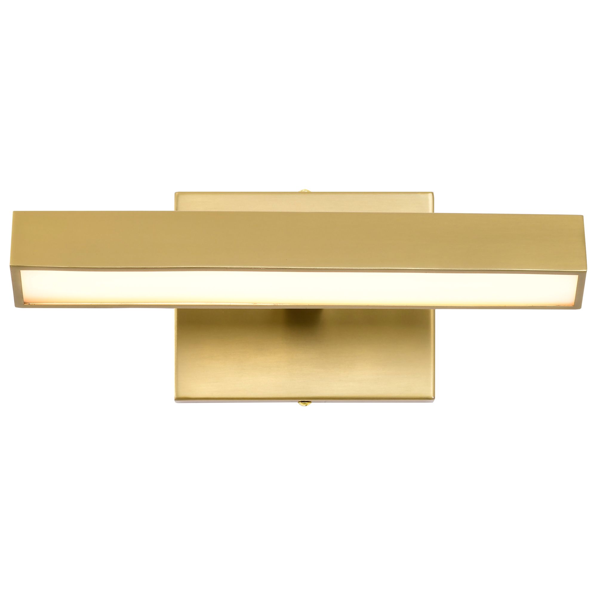 Nuvo Mila 12" Vintage Brass LED Picture Light - 3 CCT Selectable