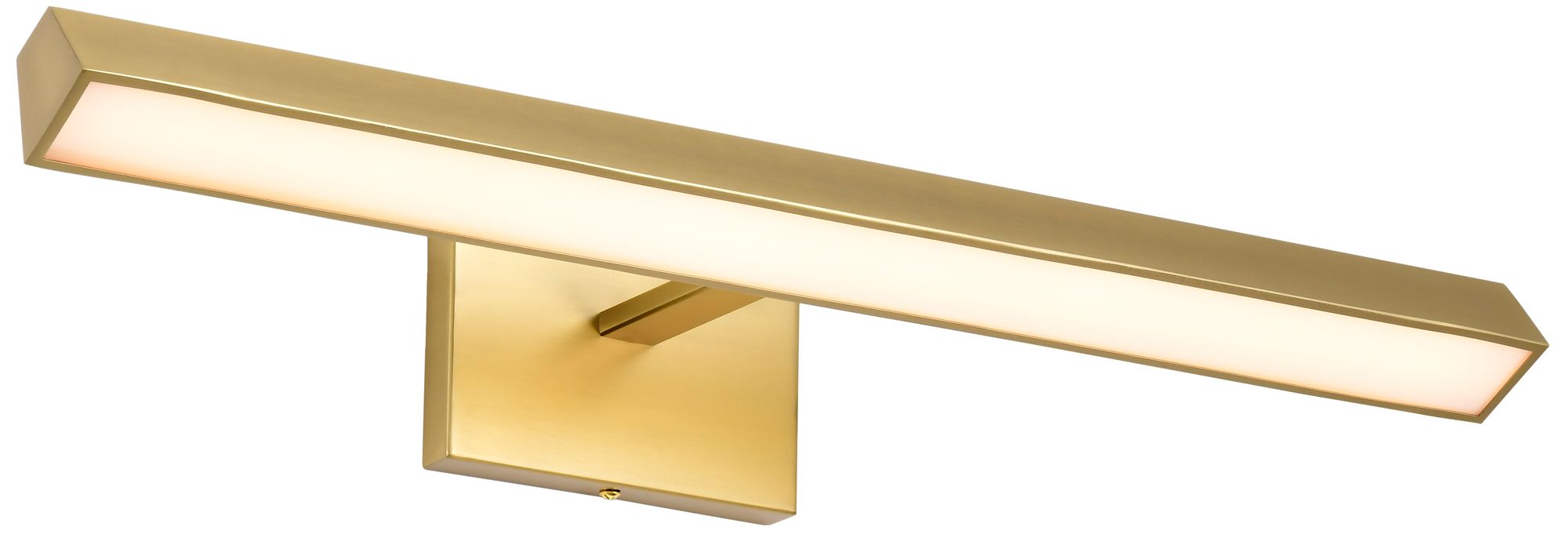 Nuvo Mila 24" Vintage Brass LED Picture Light - 3 CCT Selectable