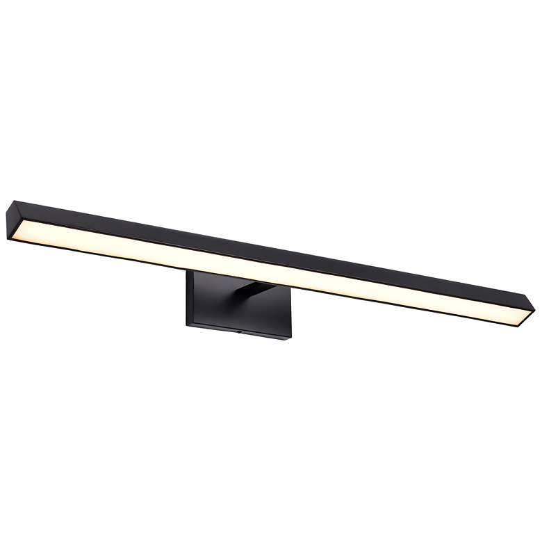 Image 1 Nuvo Mila 36" Wide Black LED Picture Light - 3 CCT Selectable