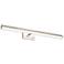Nuvo Mila 36" Wide Brushed Nickel LED Picture Light - 3 CCT Selectable