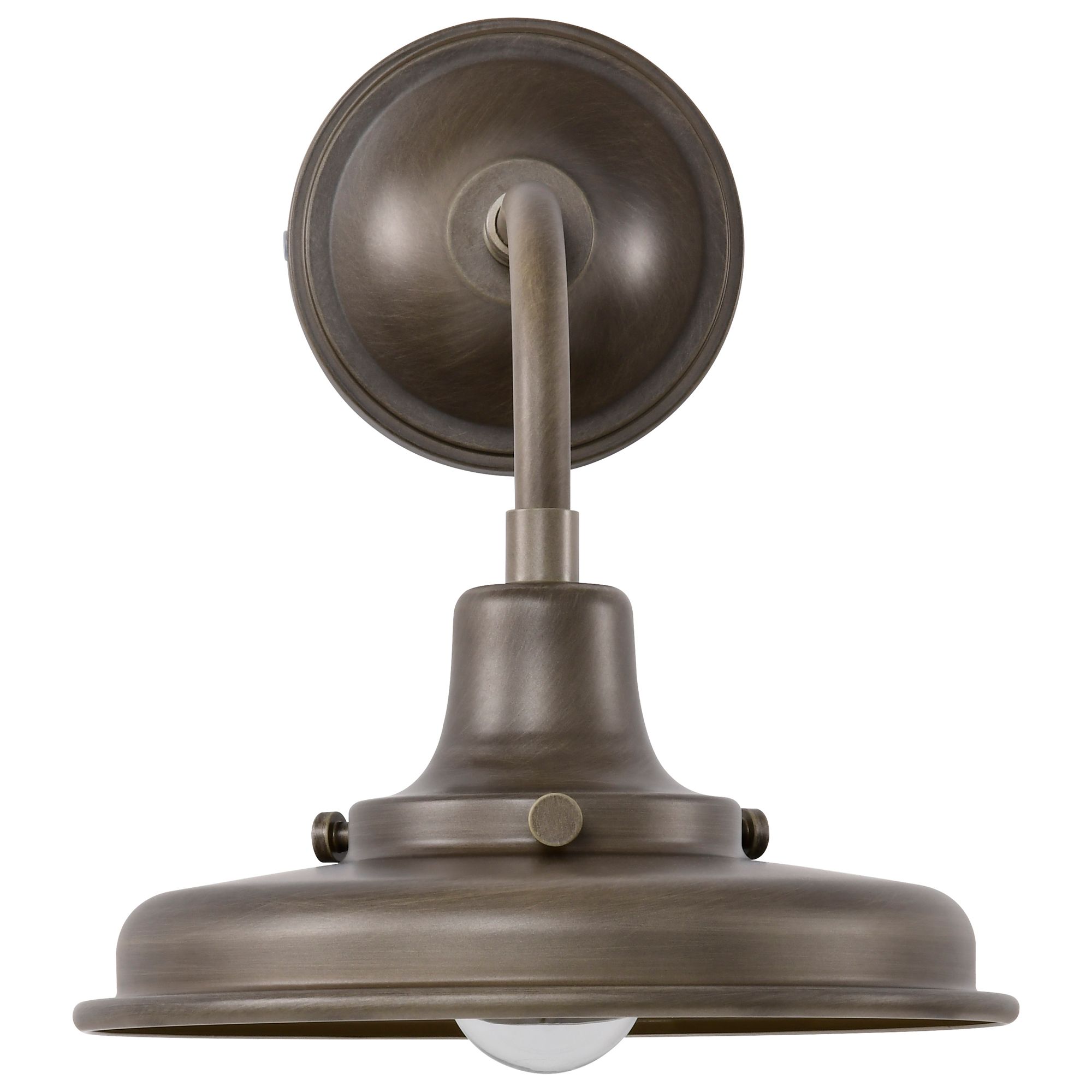 Image 7 Nuvo Morris 11 1/2" High Burnished Bronze Small Outdoor Lantern more views