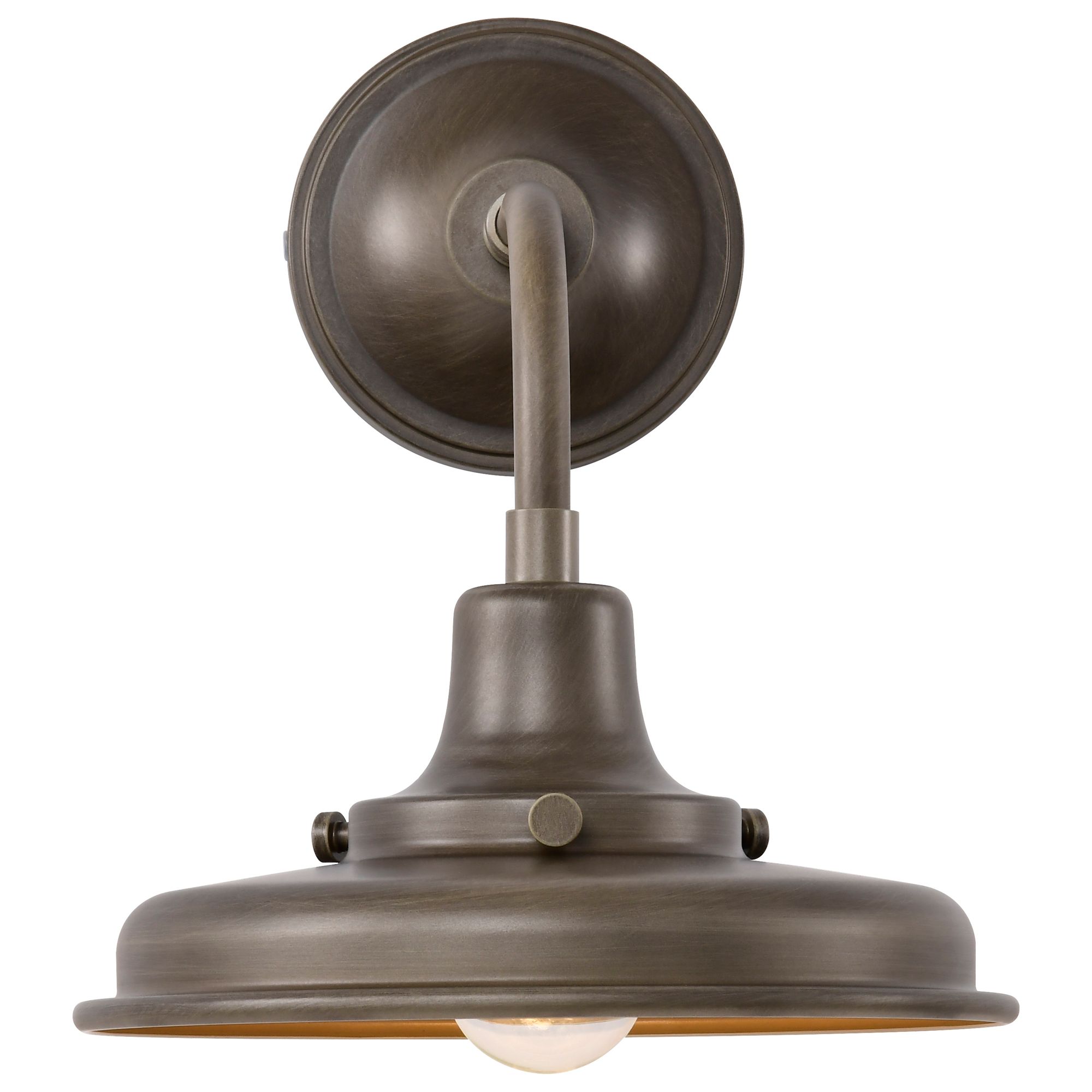 Nuvo Morris 11 1/2" High Burnished Bronze Small Outdoor Lantern