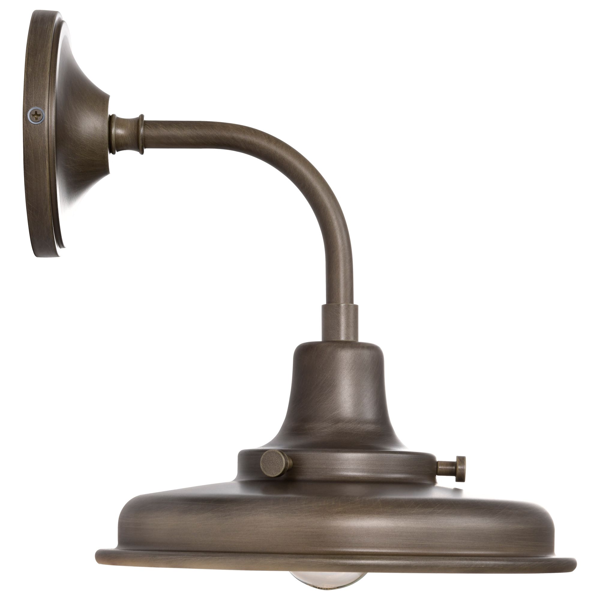 Nuvo Morris 11 1/2" High Burnished Bronze Small Outdoor Lantern