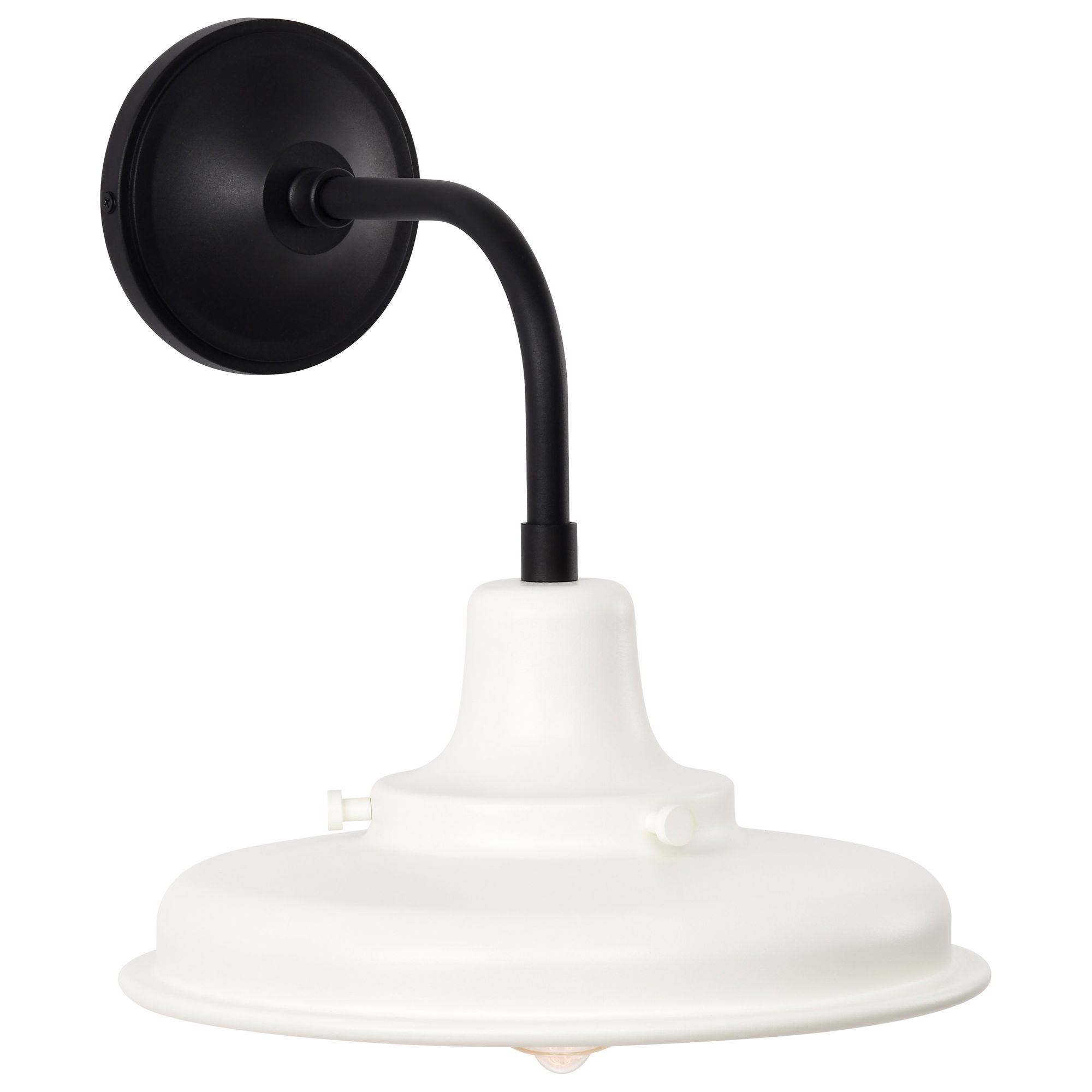 Image 6 Nuvo Morris 13 1/4" High Black/White Medium Outdoor Lantern more views