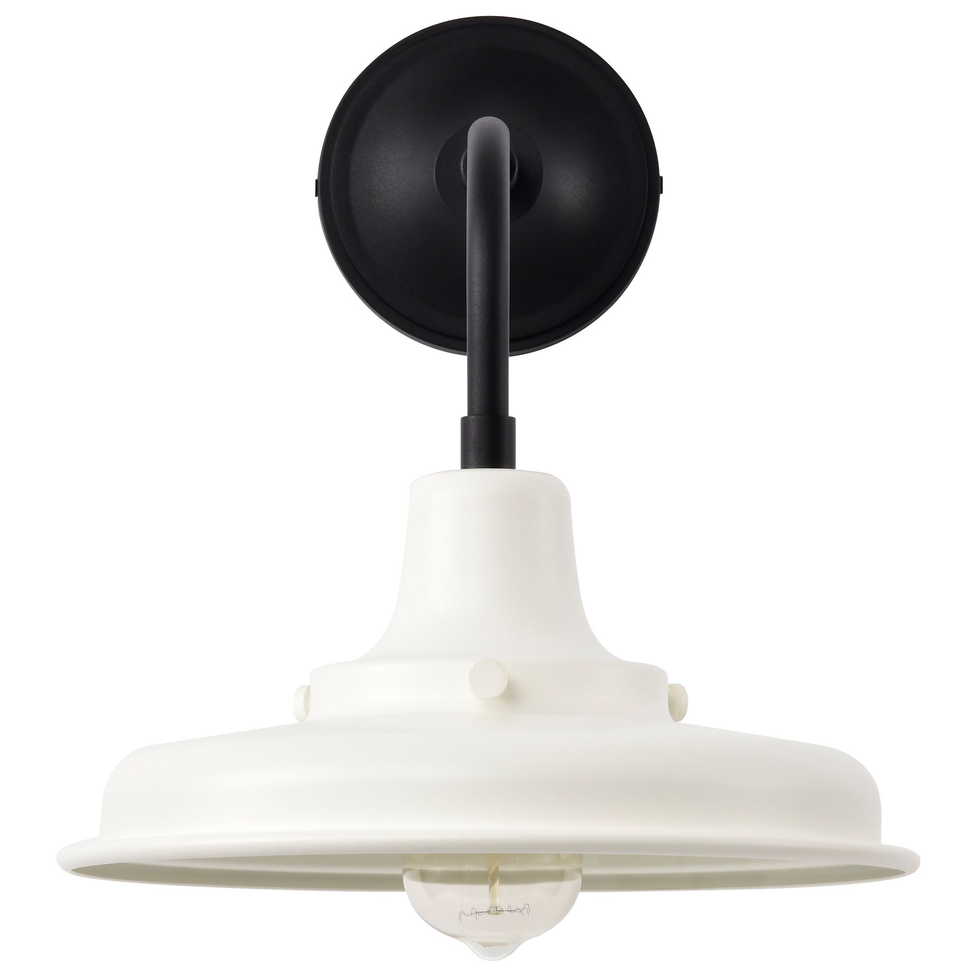 Image 7 Nuvo Morris 13 1/4" High Black/White Medium Outdoor Lantern more views