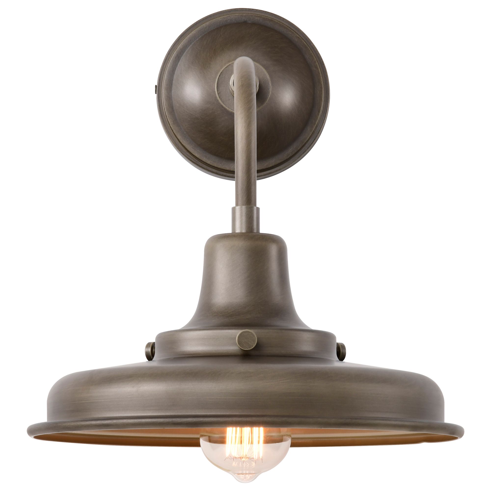 Nuvo Morris 13 1/4" High Burnished Bronze Medium Outdoor Lantern