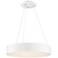 Nuvo Orbit 18" White LED Pendant