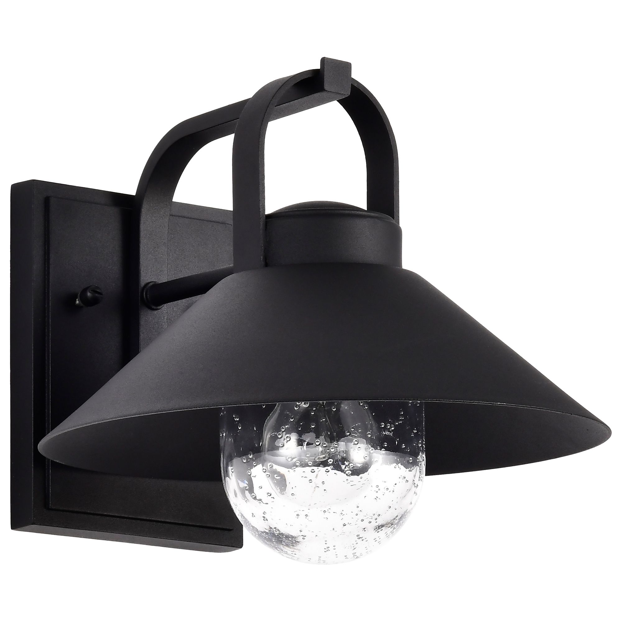 Image 2 Nuvo Ridge 8 3/4" High Black Medium Outdoor Lantern more views