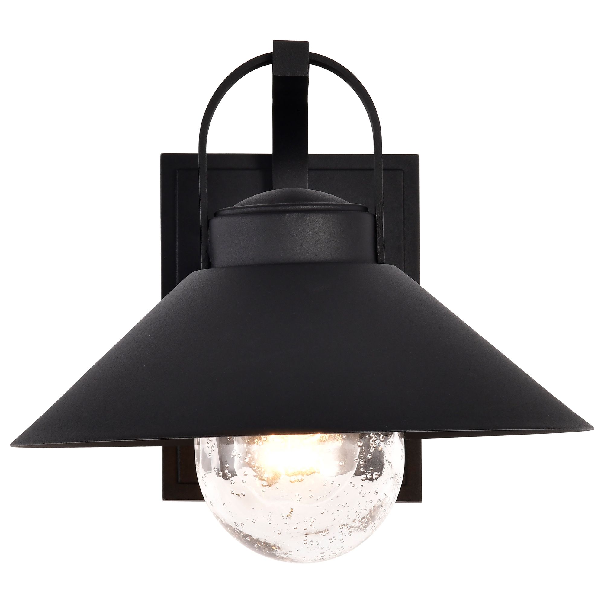 Nuvo Ridge 8 3/4" High Black Medium Outdoor Lantern