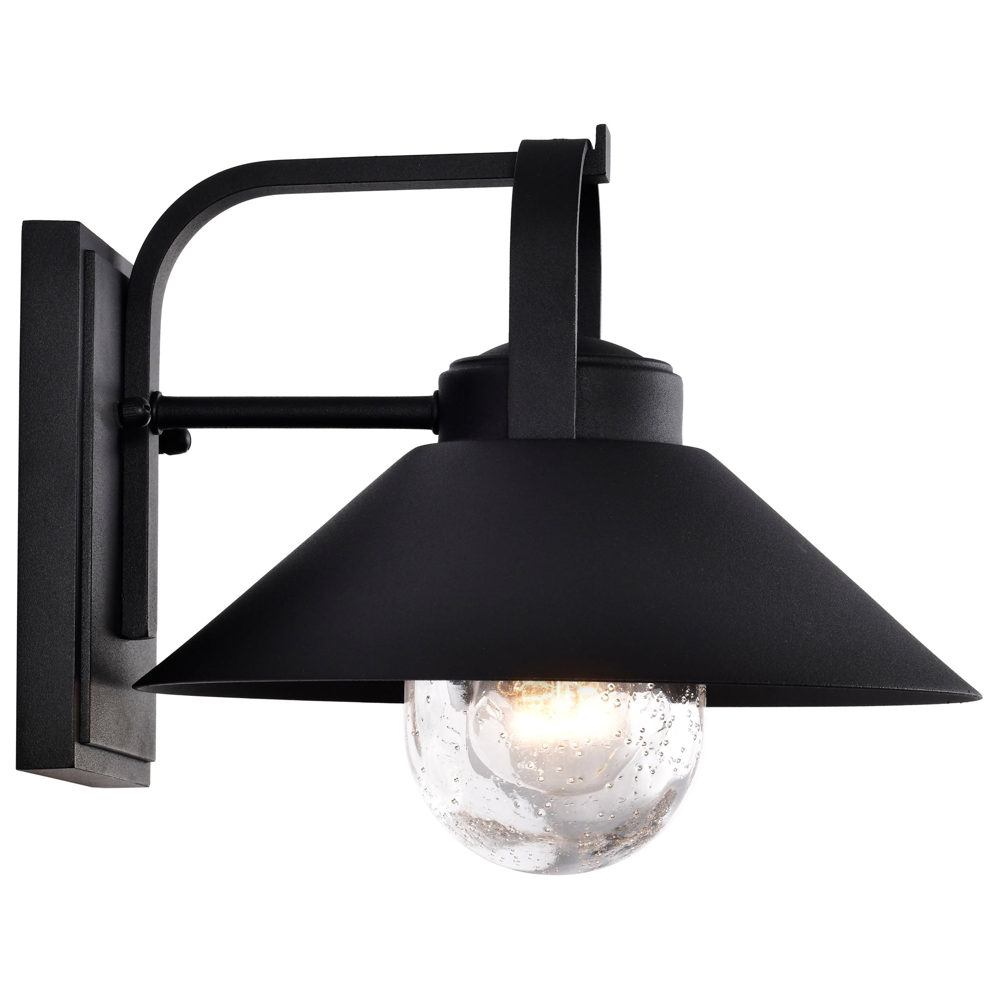 Nuvo Ridge 8 3/4" High Black Medium Outdoor Lantern