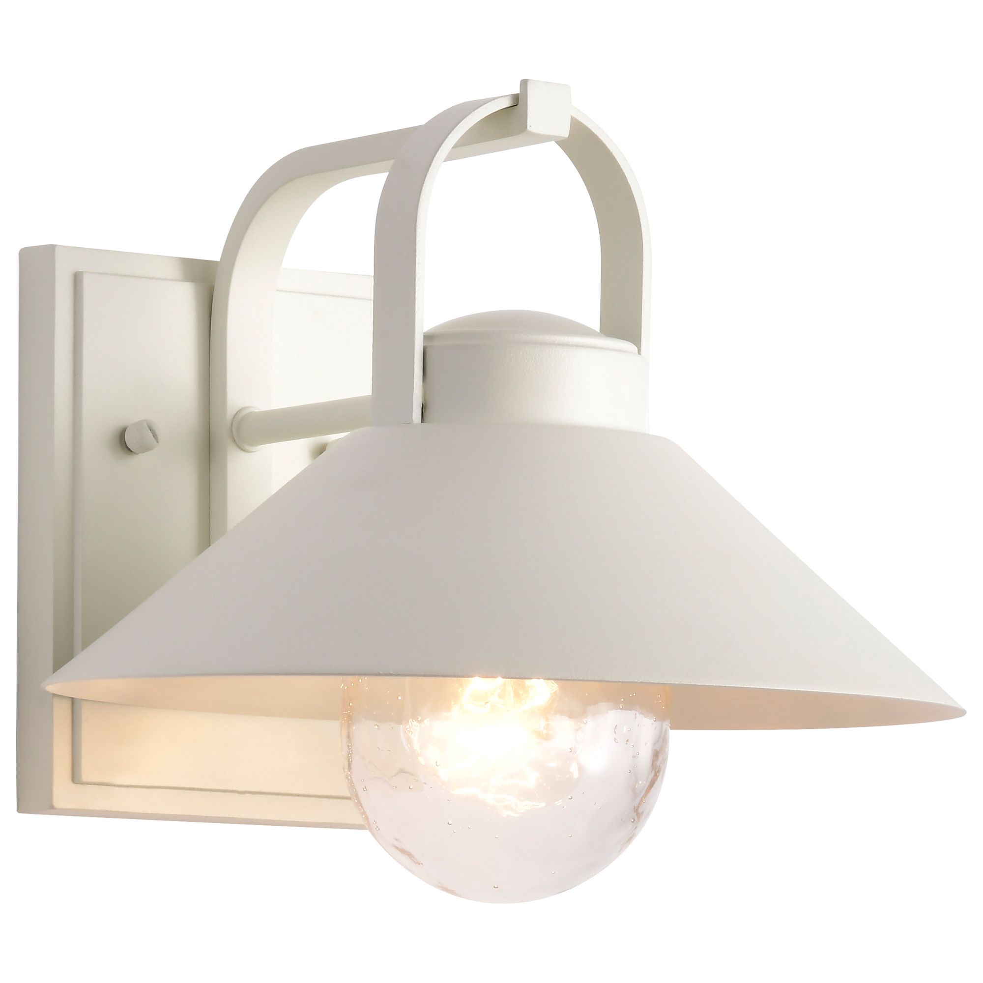 Image 4 Nuvo Ridge 8 3/4" High White Medium Outdoor Lantern more views