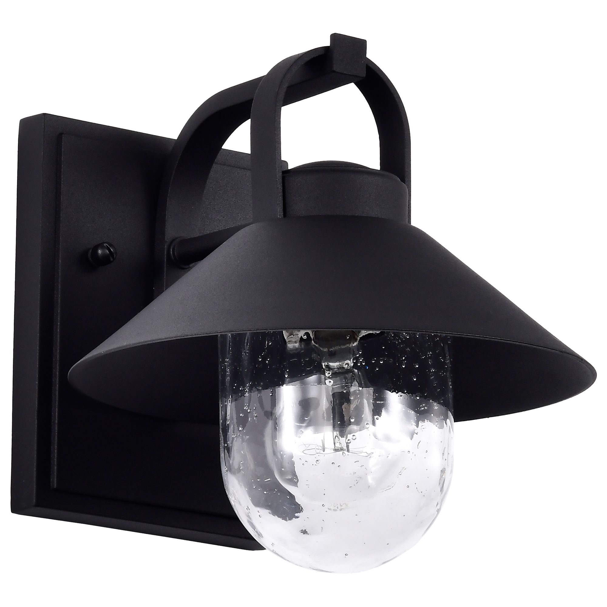 Image 2 Nuvo Ridge 8" High Black Small Outdoor Lantern more views