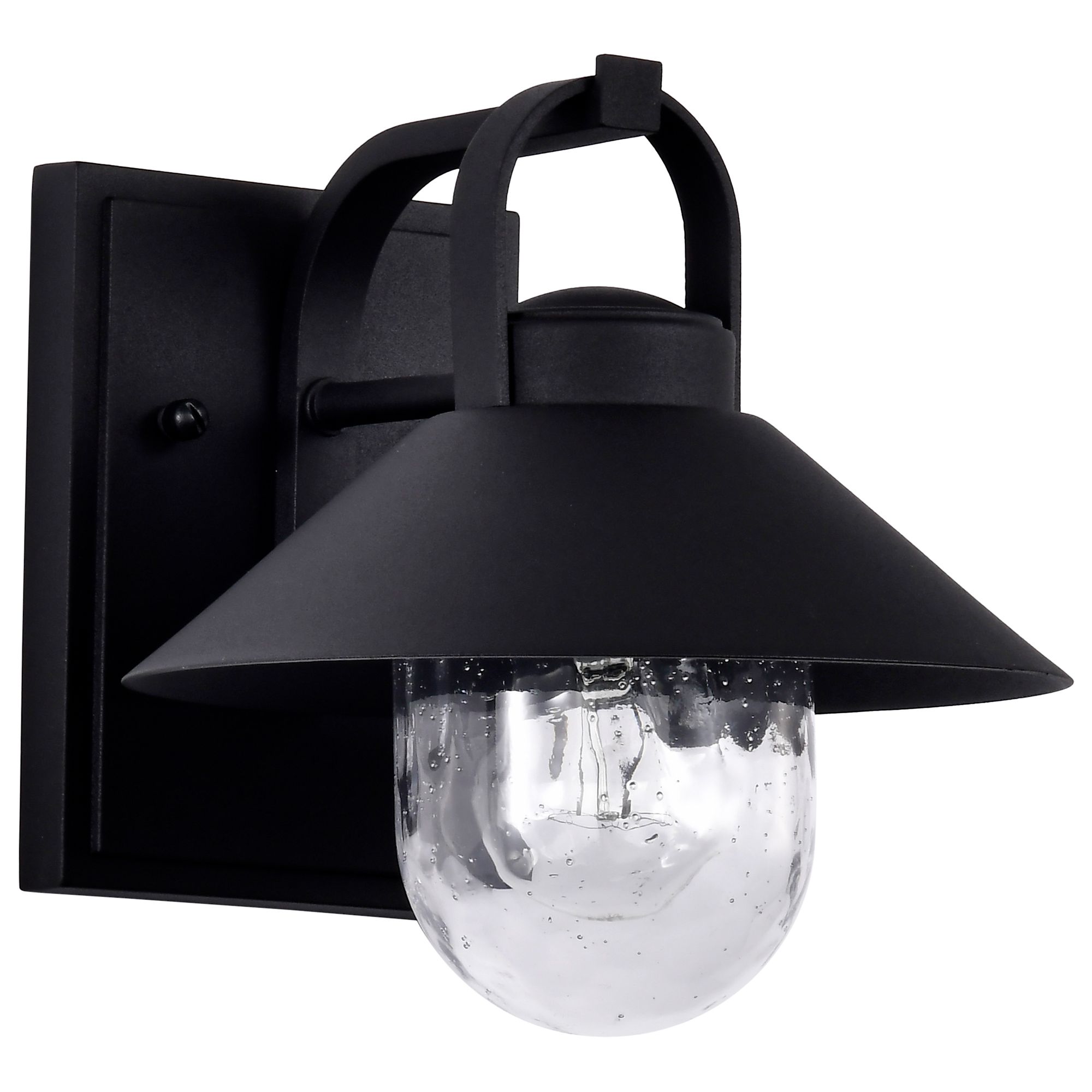 Image 3 Nuvo Ridge 8" High Black Small Outdoor Lantern more views