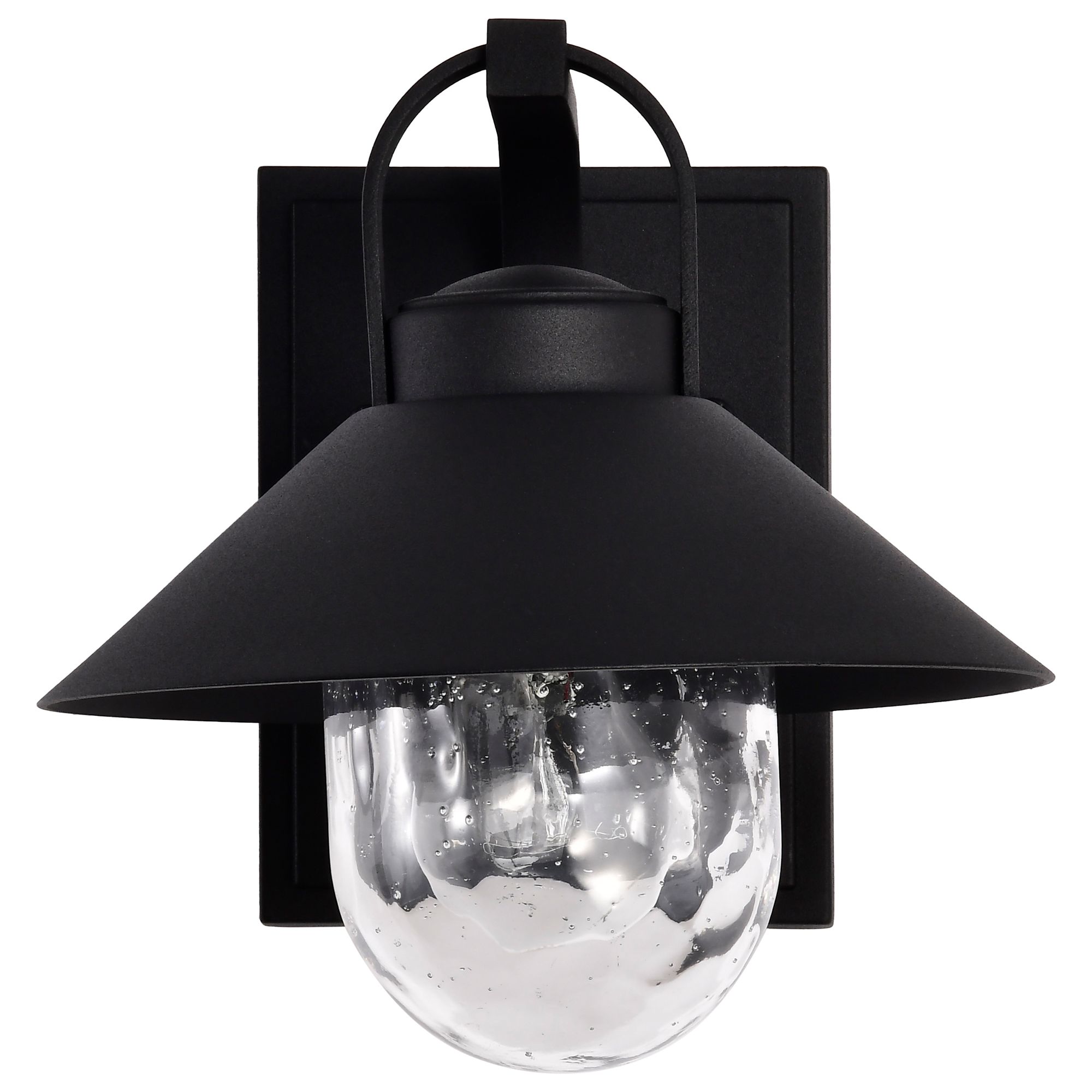 Image 7 Nuvo Ridge 8" High Black Small Outdoor Lantern more views