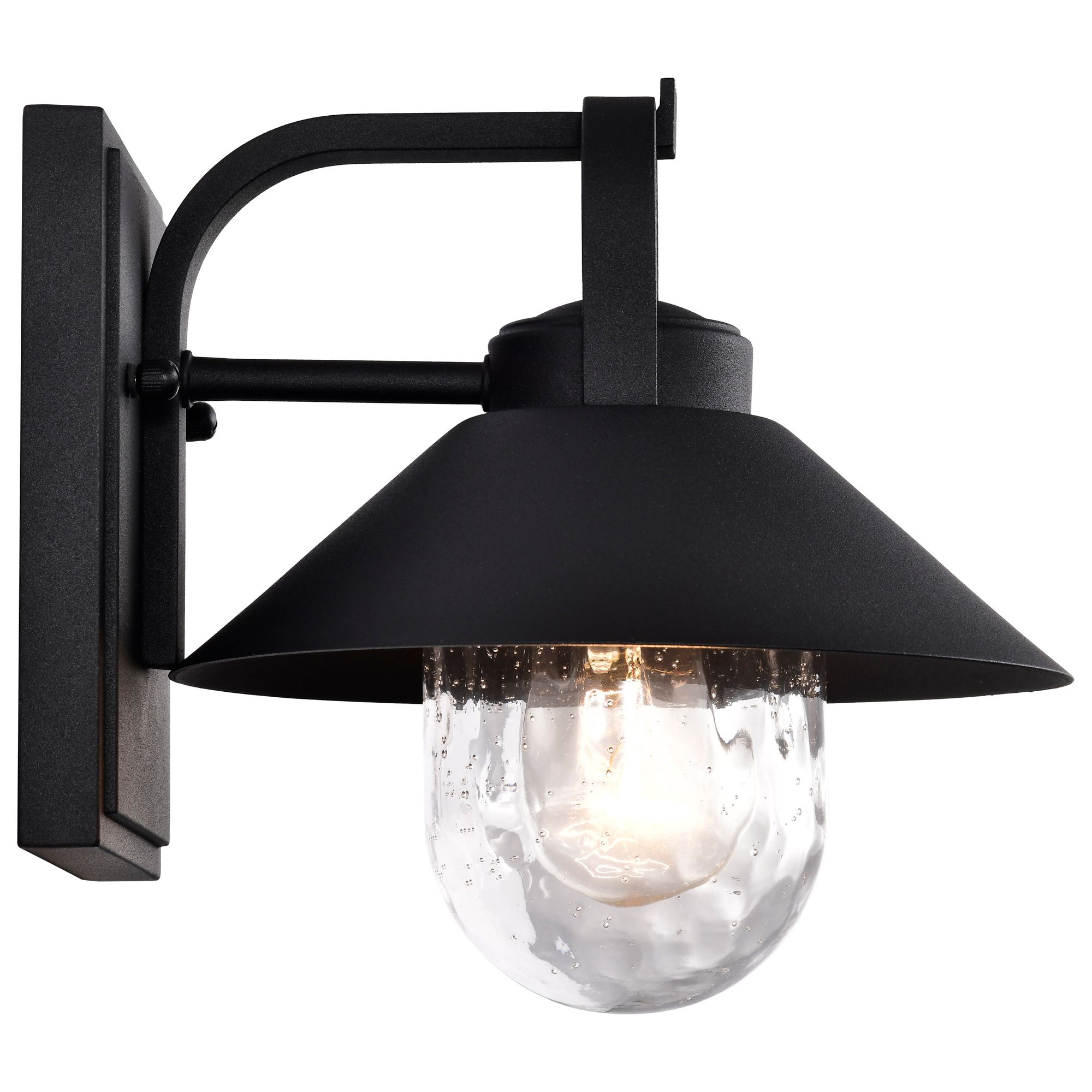 Nuvo Ridge 8" High Black Small Outdoor Lantern