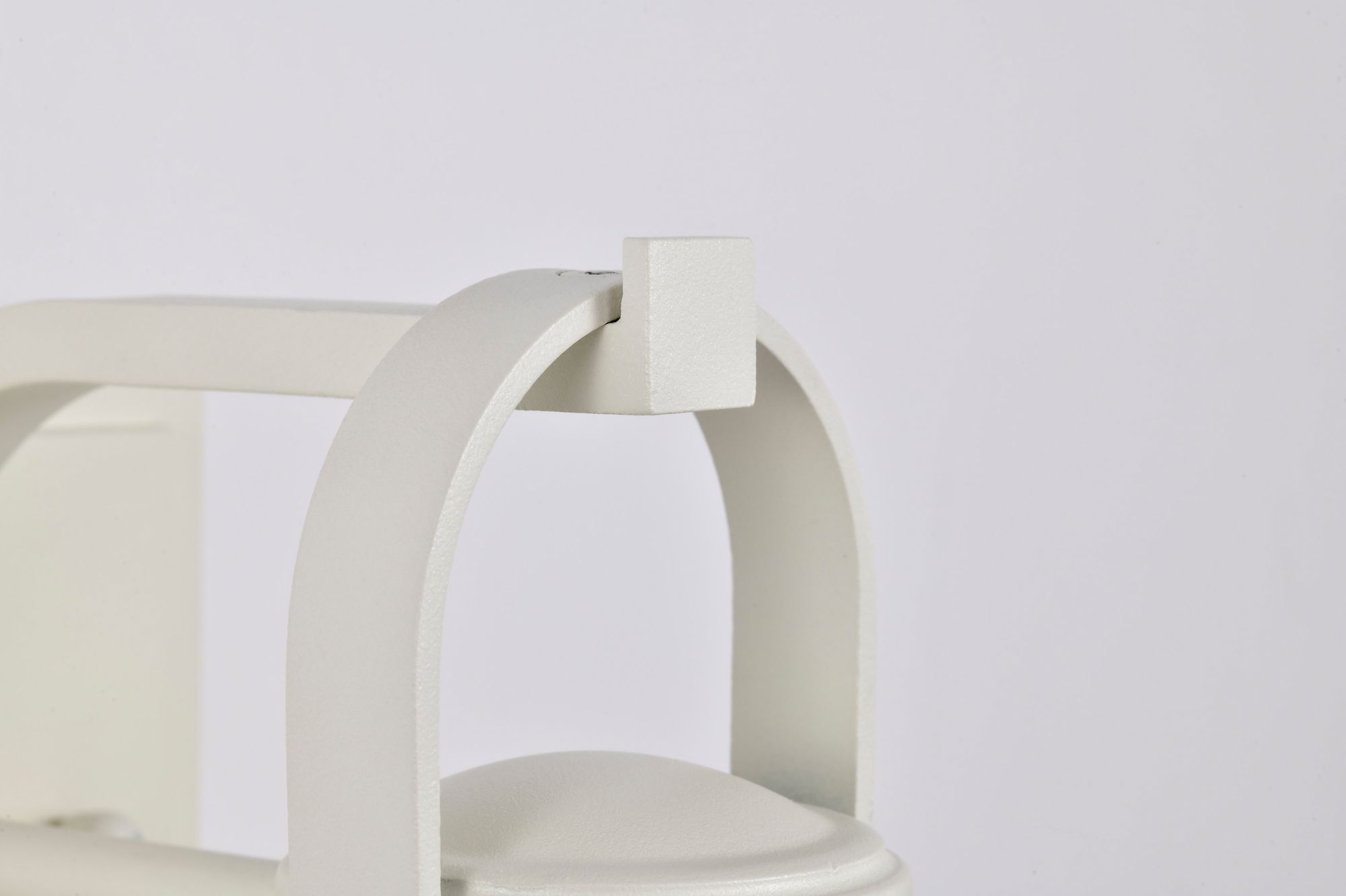 Nuvo Ridge 8" High White Small Outdoor Lantern