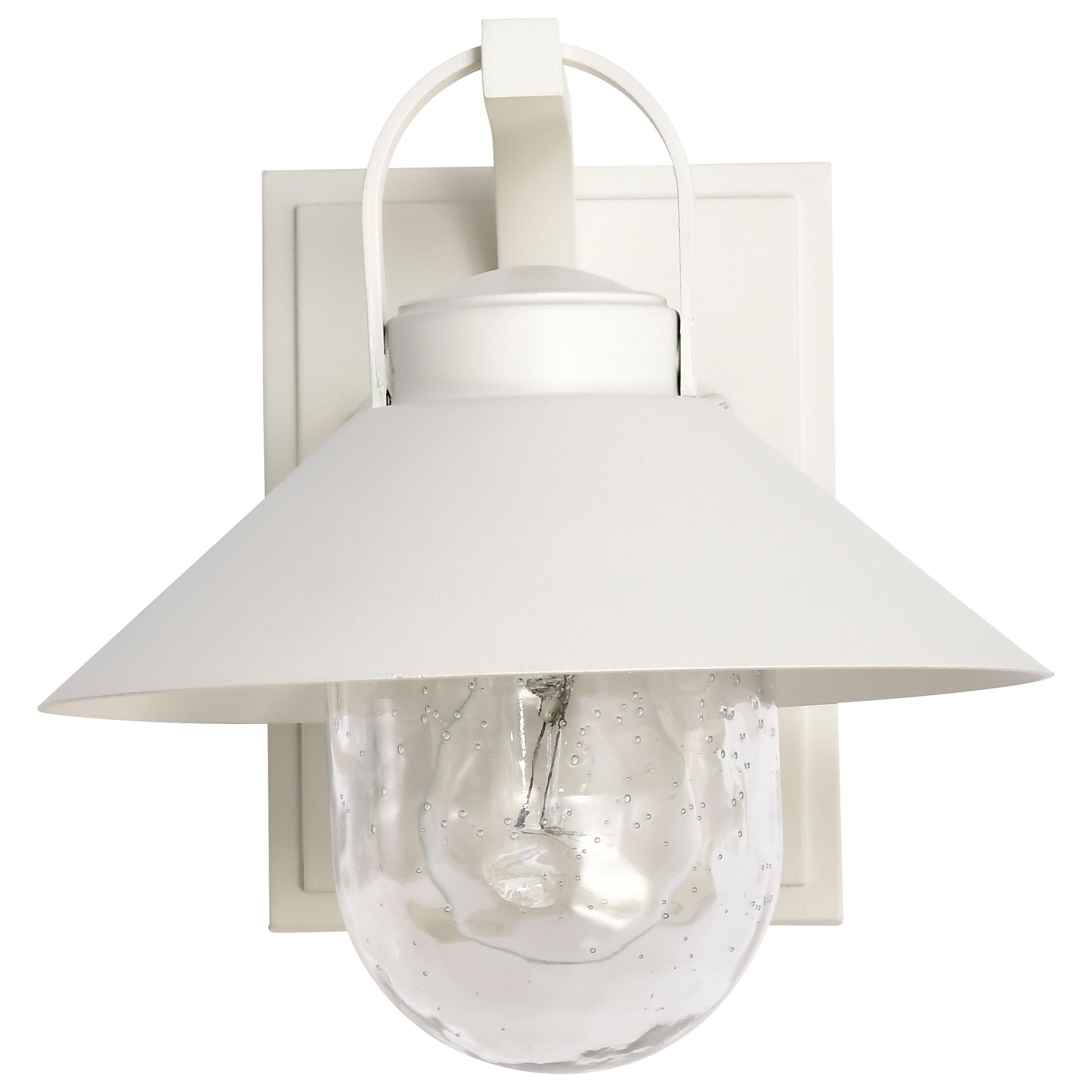 Image 7 Nuvo Ridge 8" High White Small Outdoor Lantern more views