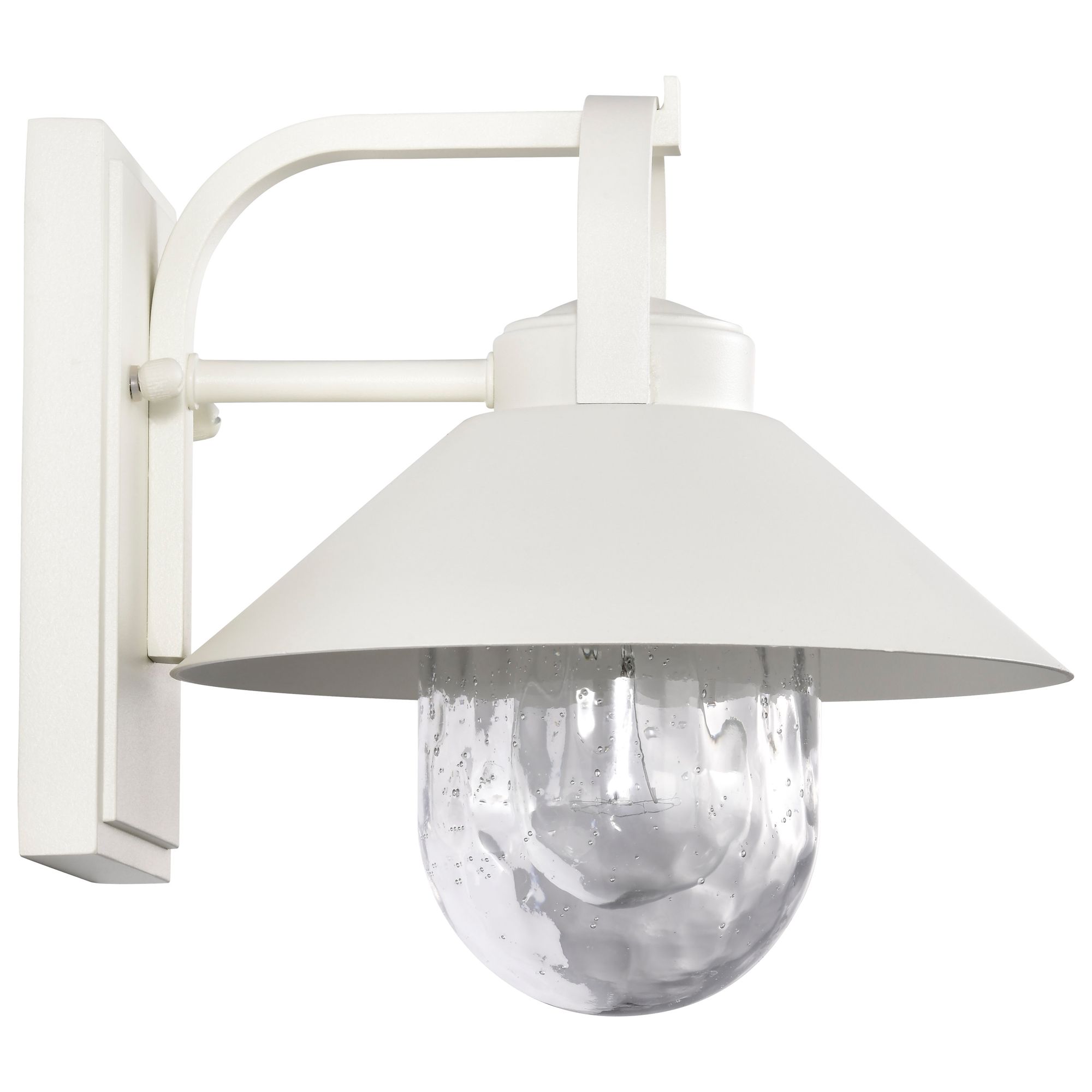 Nuvo Ridge 8" High White Small Outdoor Lantern