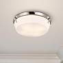 1_Nuvo Rowen 18 1/2" Wide Brushed Nickel 4 Light Flush Mount