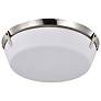 5_Nuvo Rowen 18 1/2" Wide Brushed Nickel 4 Light Flush Mount more views