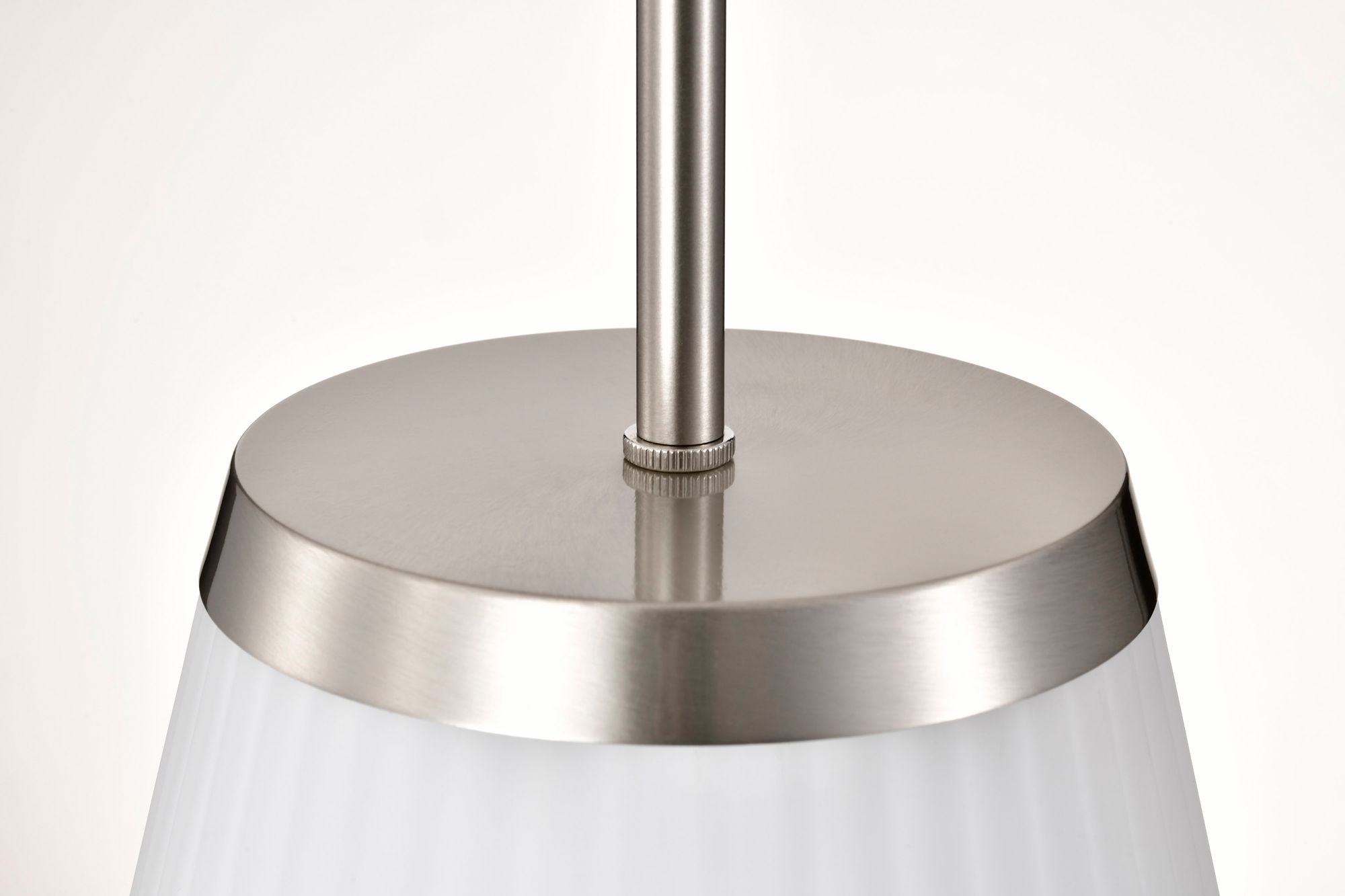 Image 7 Nuvo Royale 12" Wide Brushed Nickel Large Pendant more views