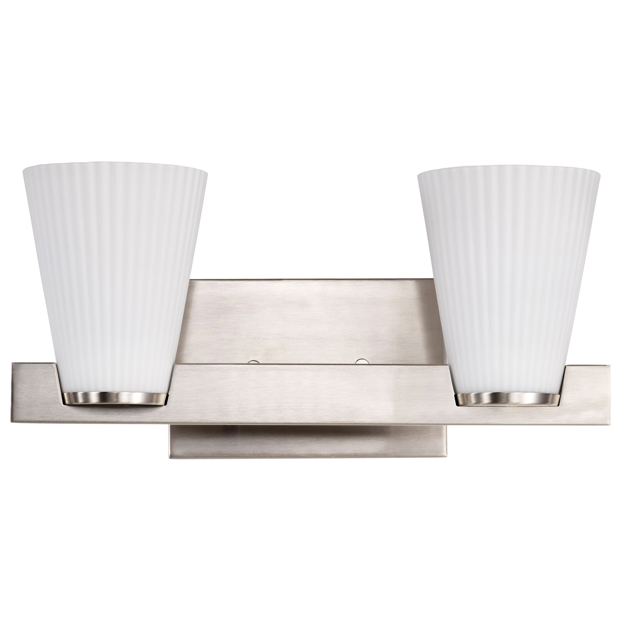 Image 7 Nuvo Royale 14 1/2" Wide Brushed Nickel 2 Light Vanity more views