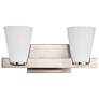 7_Nuvo Royale 14 1/2" Wide Brushed Nickel 2 Light Vanity more views