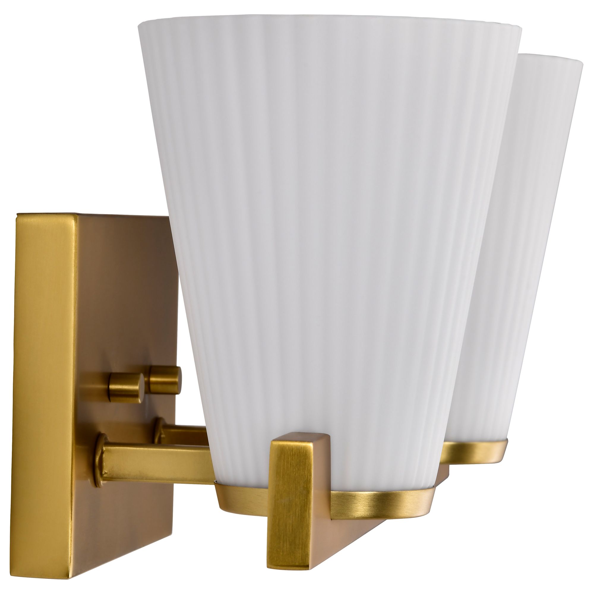 Image 7 Nuvo Royale 14 1/2" Wide Burnished Brass 2 Light Vanity more views