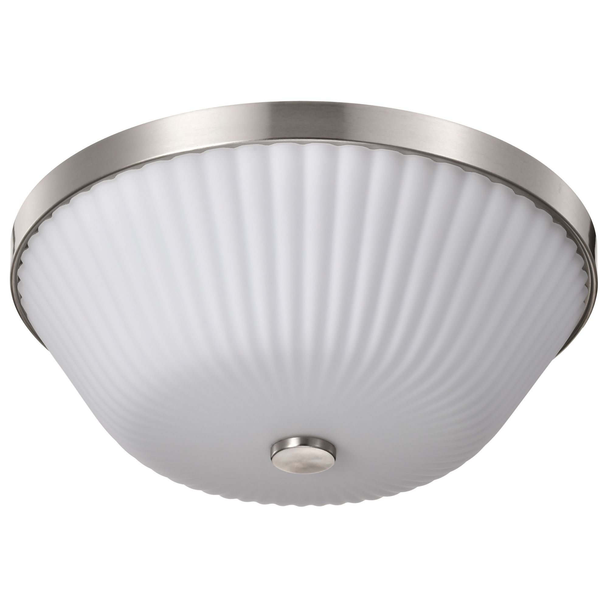 Image 3 Nuvo Royale 16" Wide Brushed Nickel 3 Light Flush Mount more views