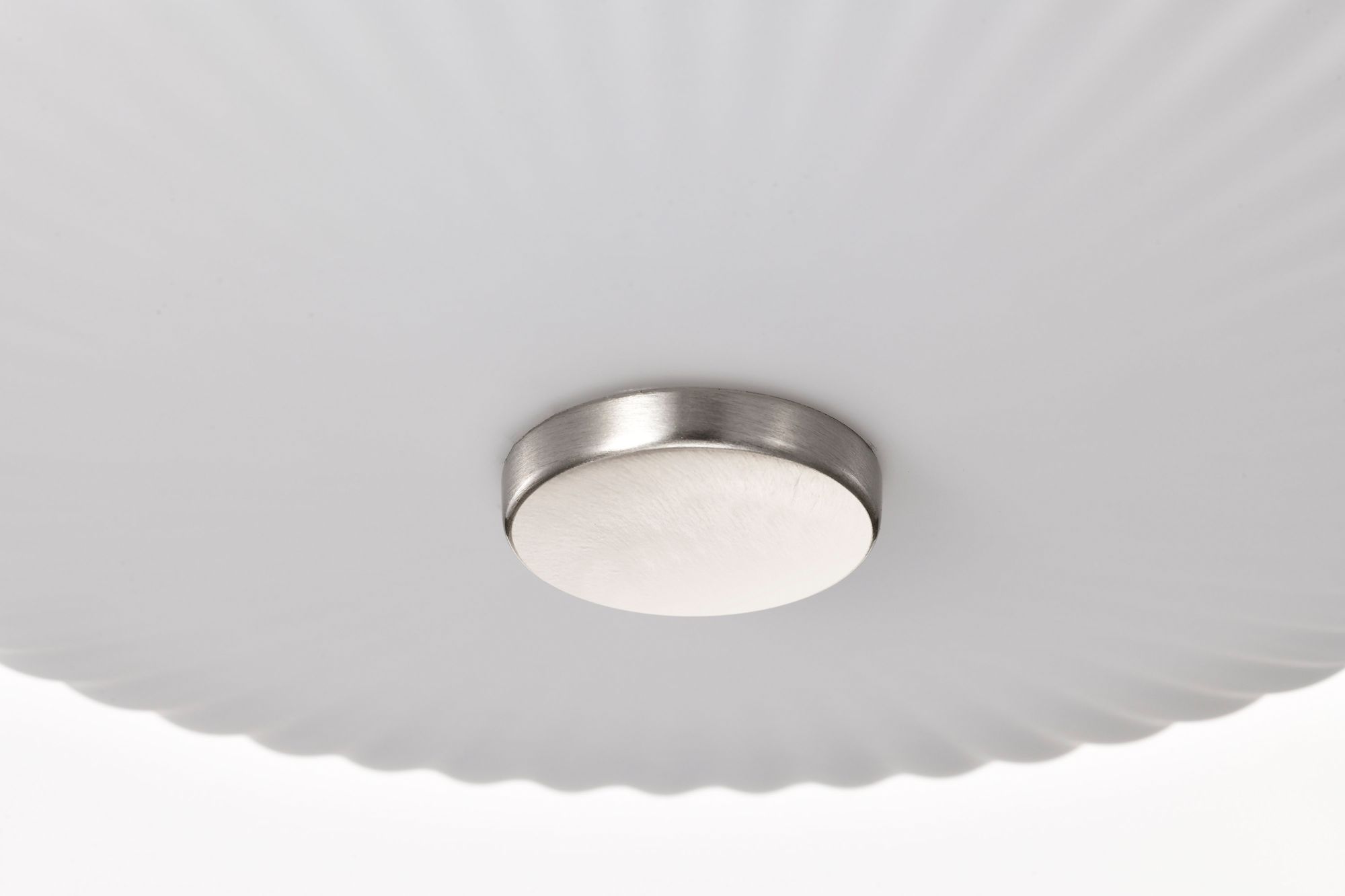 Nuvo Royale 16" Wide Brushed Nickel 3 Light Flush Mount