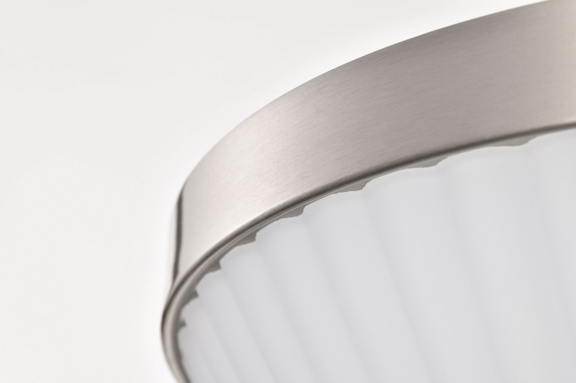 Nuvo Royale 16" Wide Brushed Nickel 3 Light Flush Mount