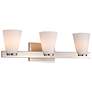 1_Nuvo Royale 24" Wide Brushed Nickel 3 Light Vanity