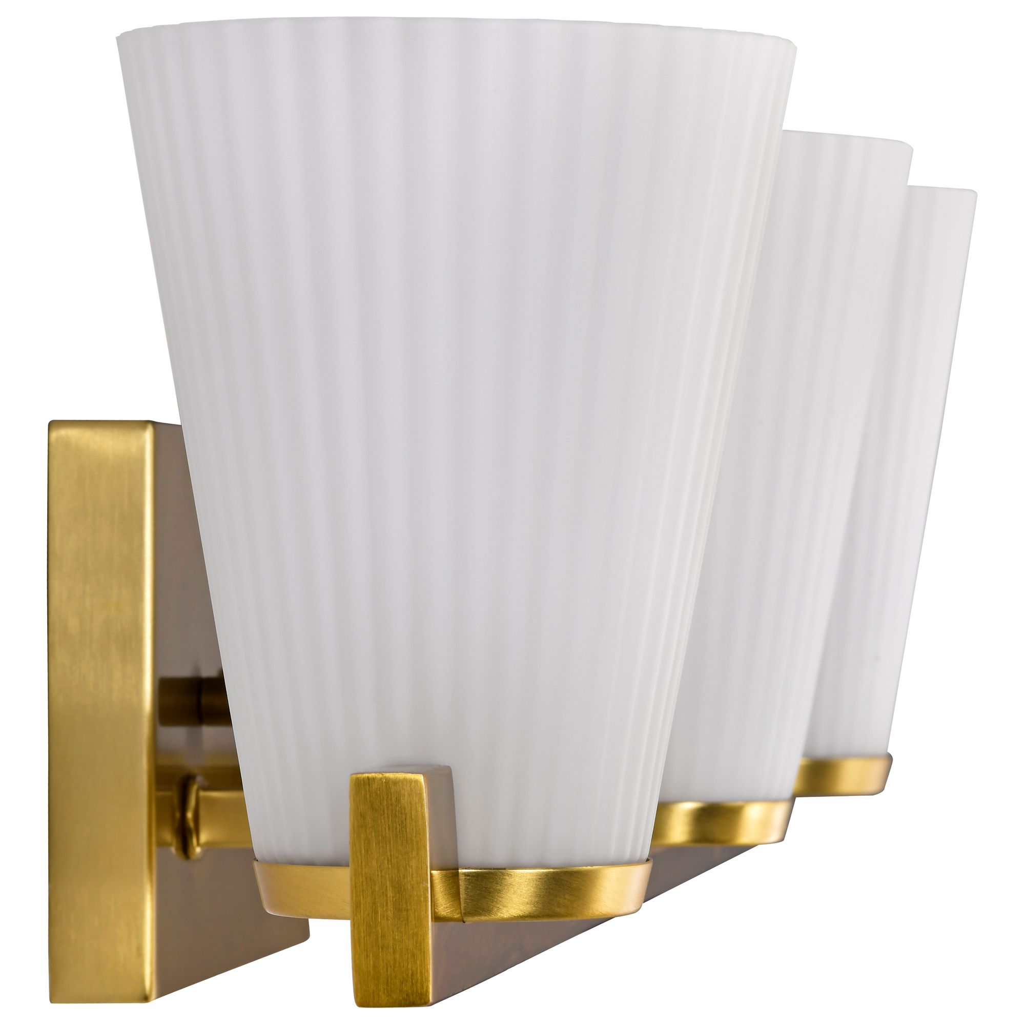 Image 7 Nuvo Royale 24" Wide Burnished Brass 3 Light Vanity more views
