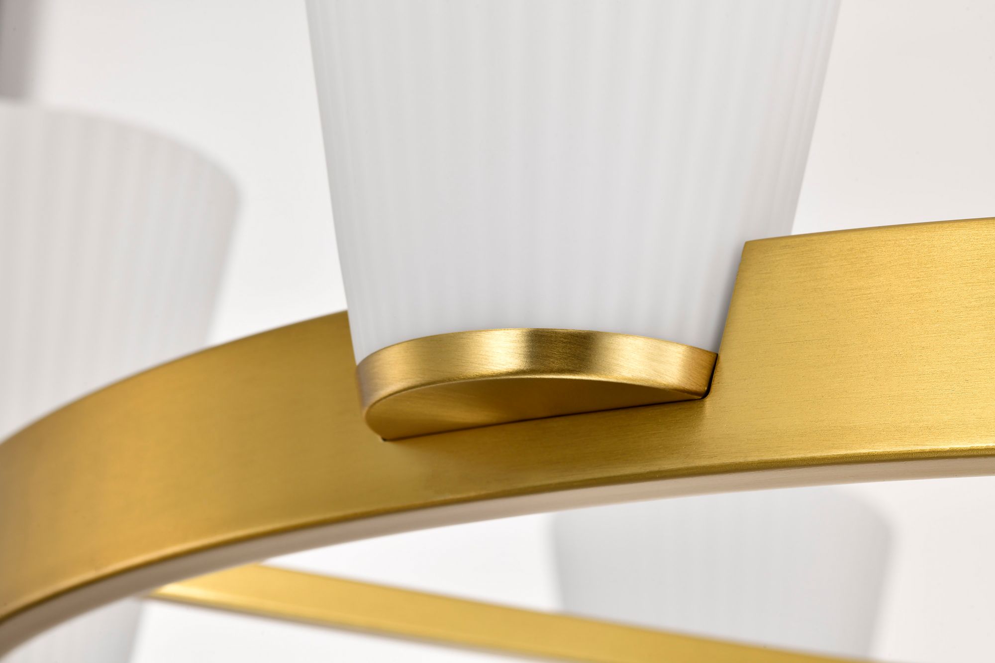 Nuvo Royale 30" Wide Burnished Brass 6 Light Chandelier