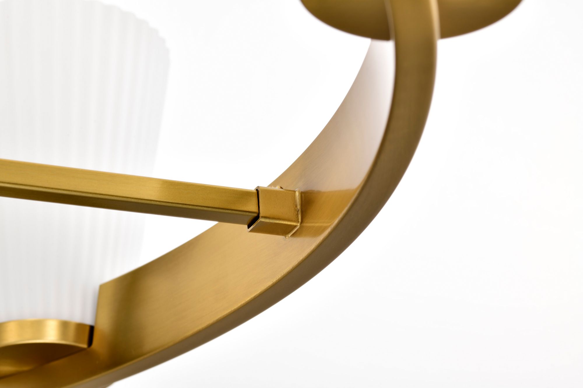 Nuvo Royale 30" Wide Burnished Brass 6 Light Chandelier