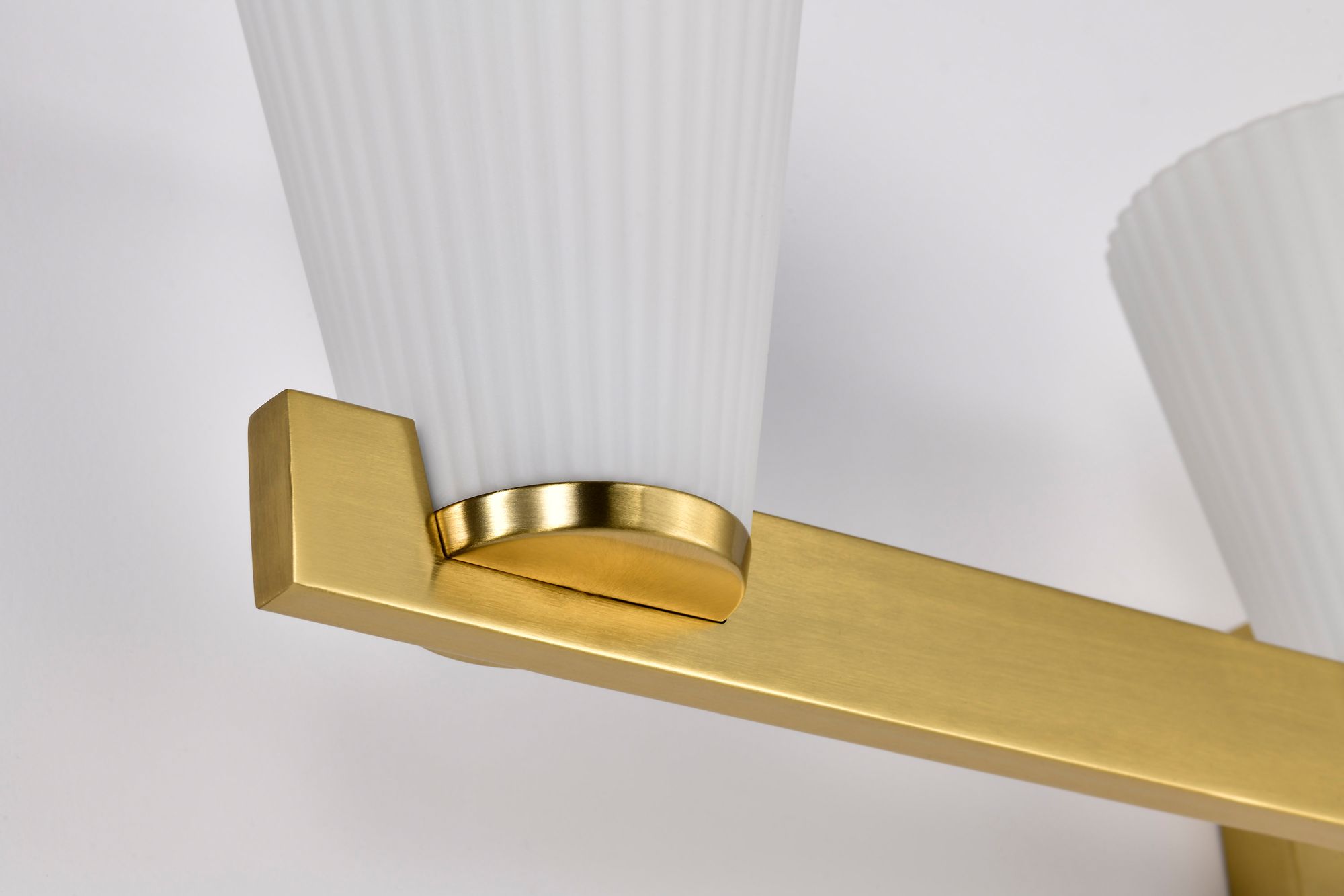 Nuvo Royale 33 1/2" Wide Burnished Brass 4 Light Vanity