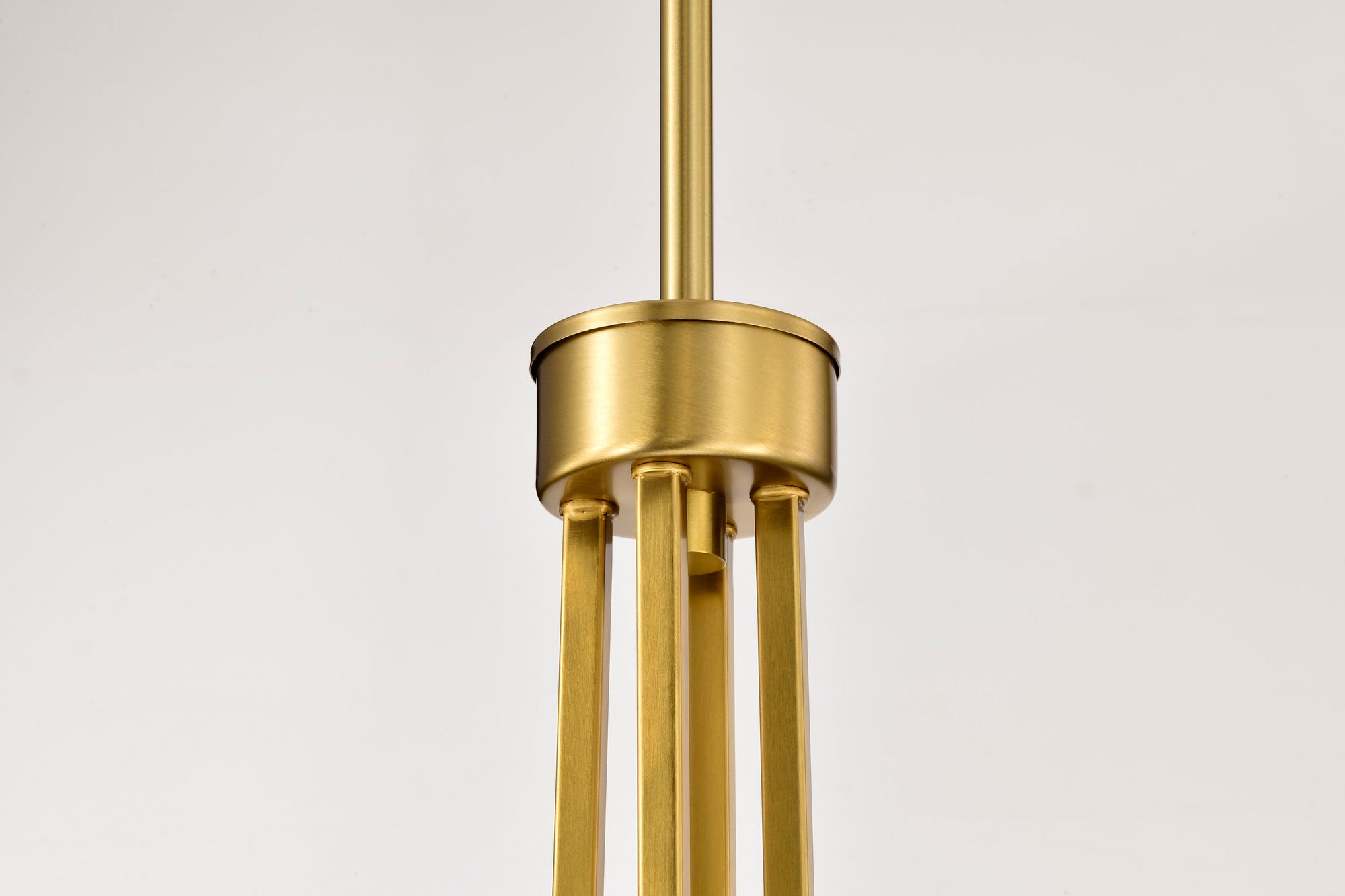 Image 7 Nuvo Royale 40" Wide Burnished Brass 8 Light Chandelier more views