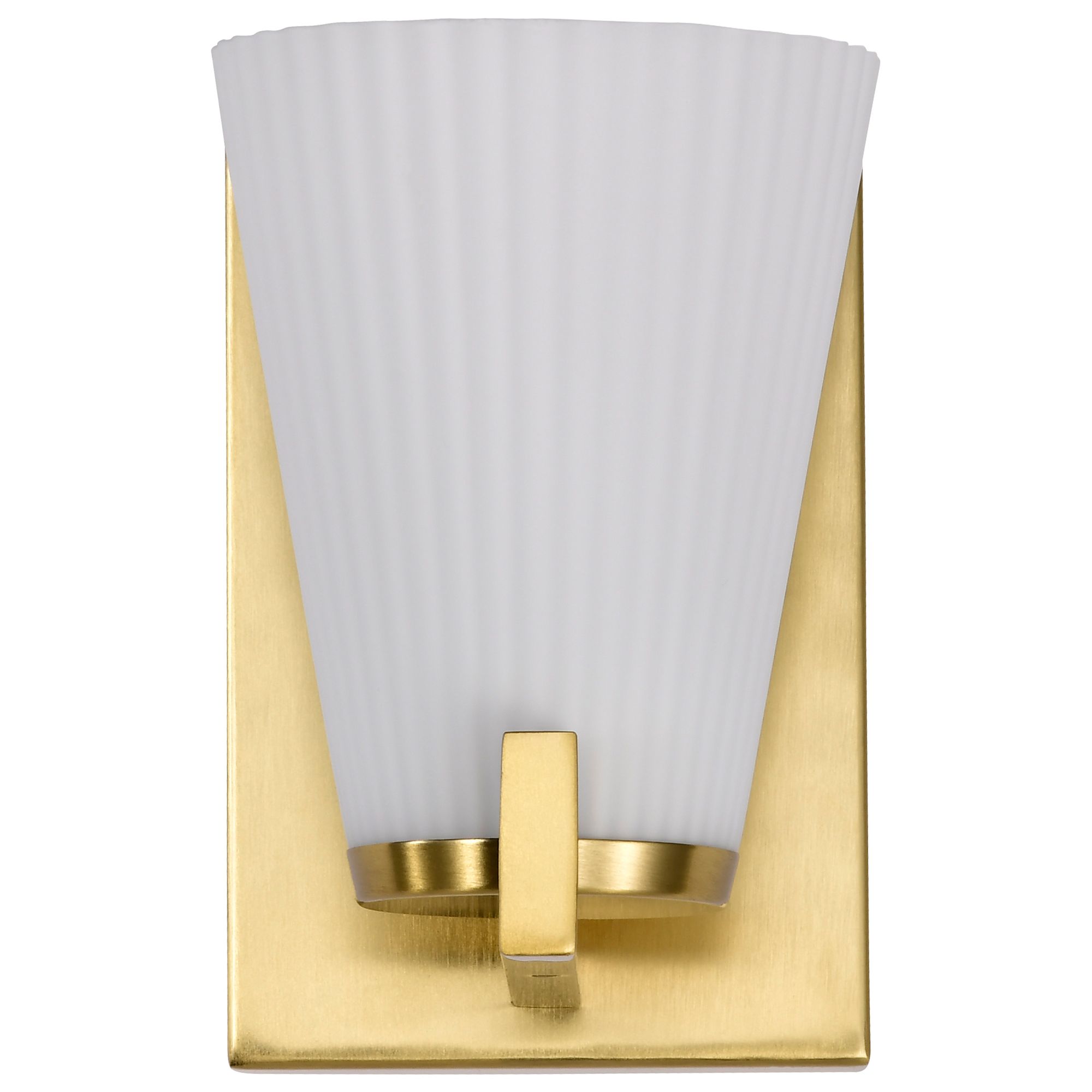 Image 5 Nuvo Royale 7" High Burnished Brass 1 Light Vanity more views