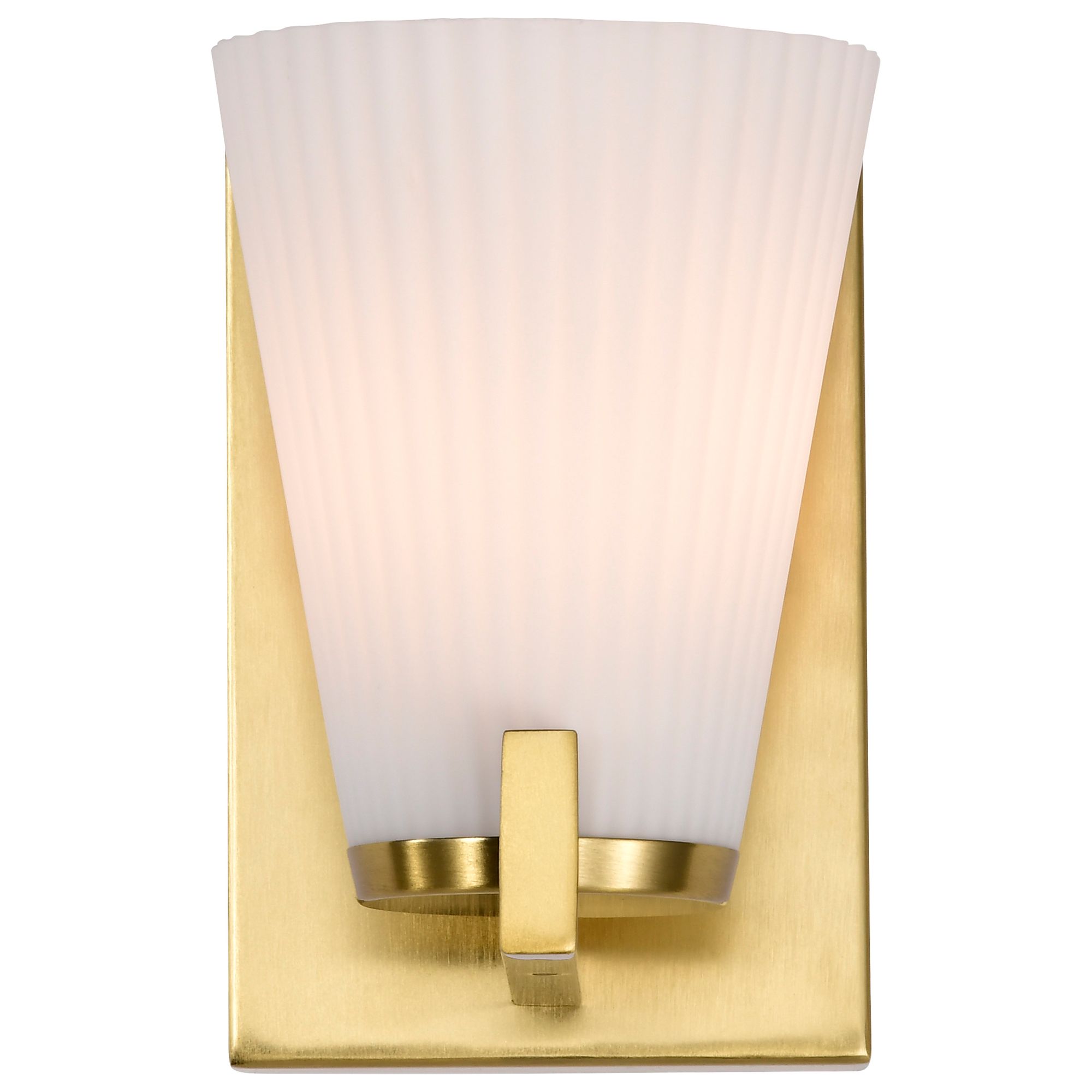 Image 6 Nuvo Royale 7" High Burnished Brass 1 Light Vanity more views