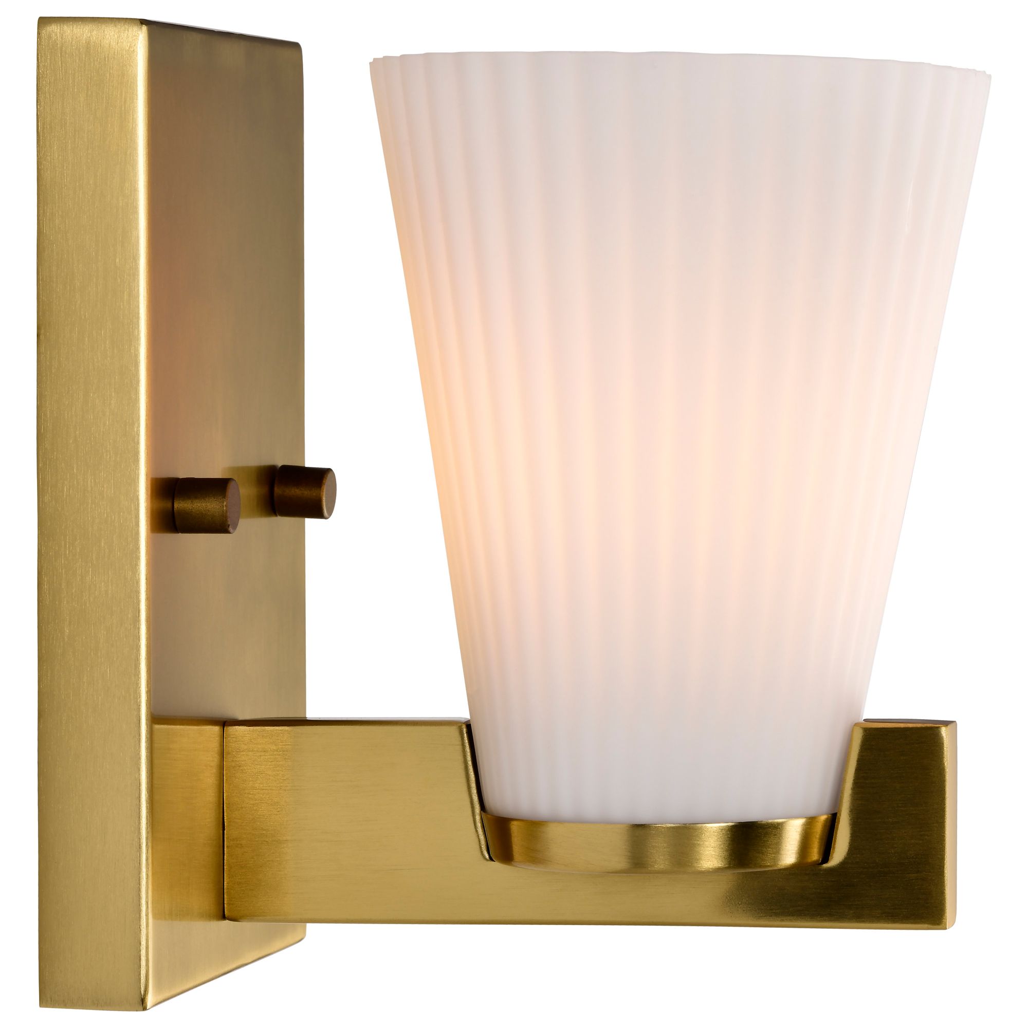 Image 7 Nuvo Royale 7" High Burnished Brass 1 Light Vanity more views