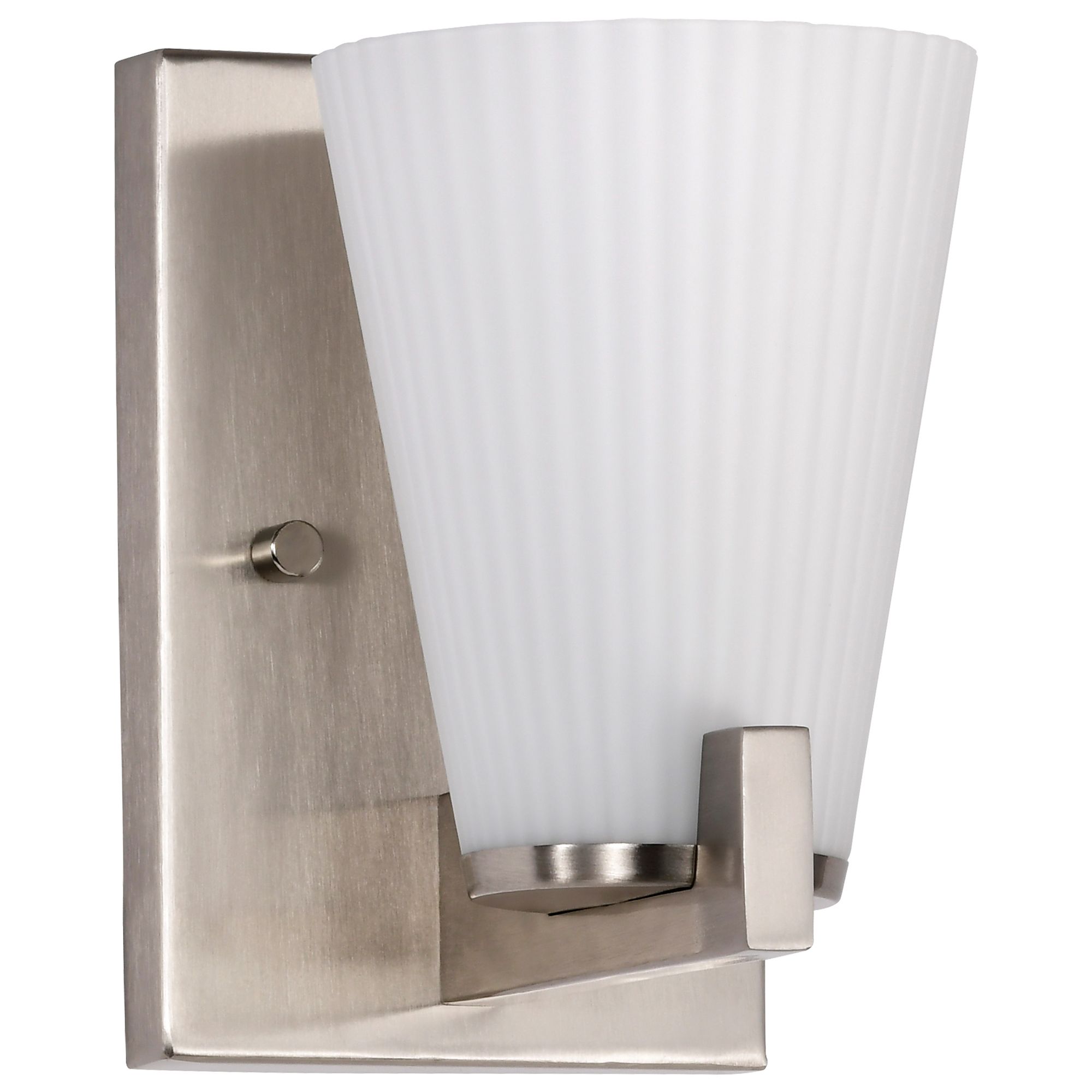 Image 2 Nuvo Royale 7" High Brushed Nickel 1 Light Vanity more views