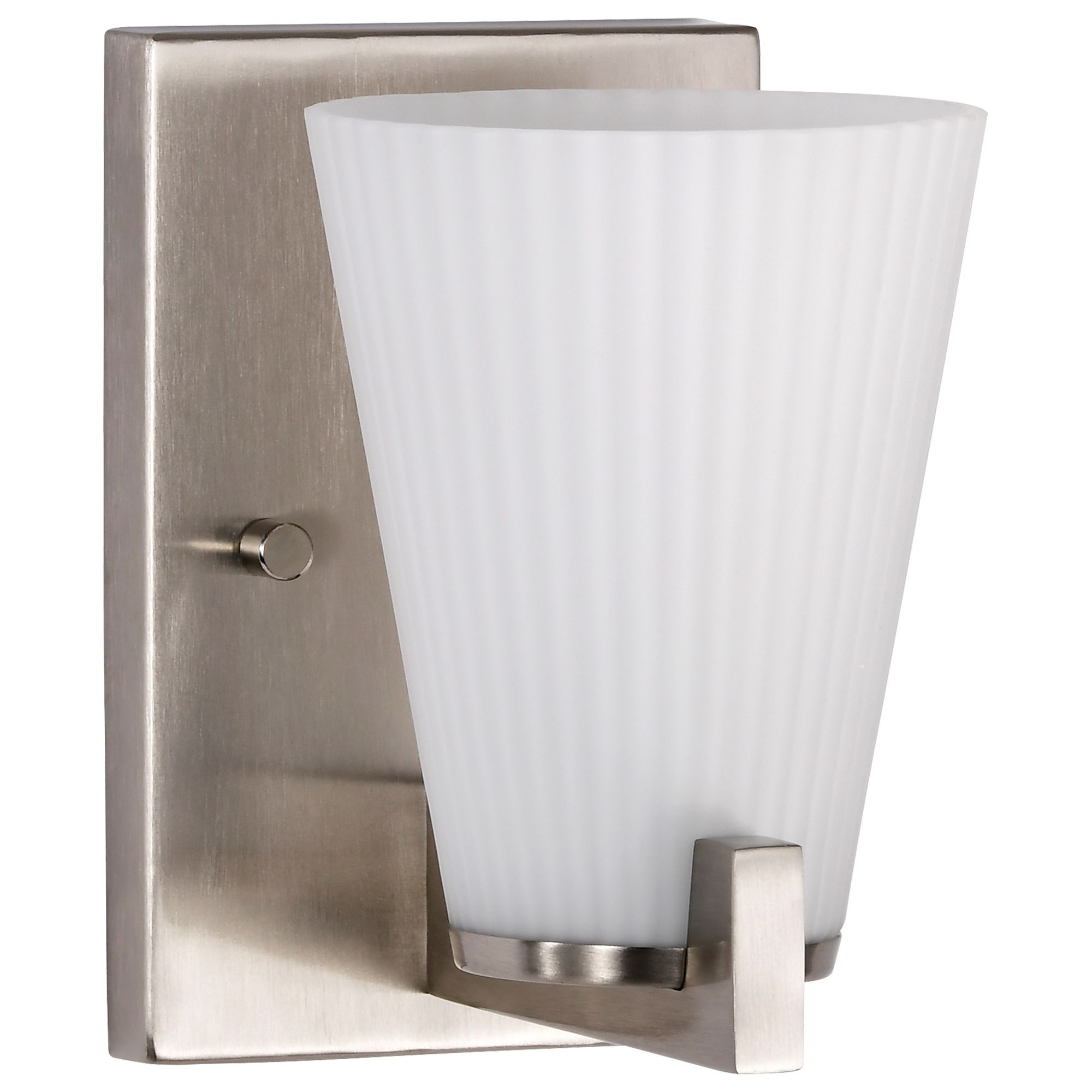 Image 3 Nuvo Royale 7" High Brushed Nickel 1 Light Vanity more views
