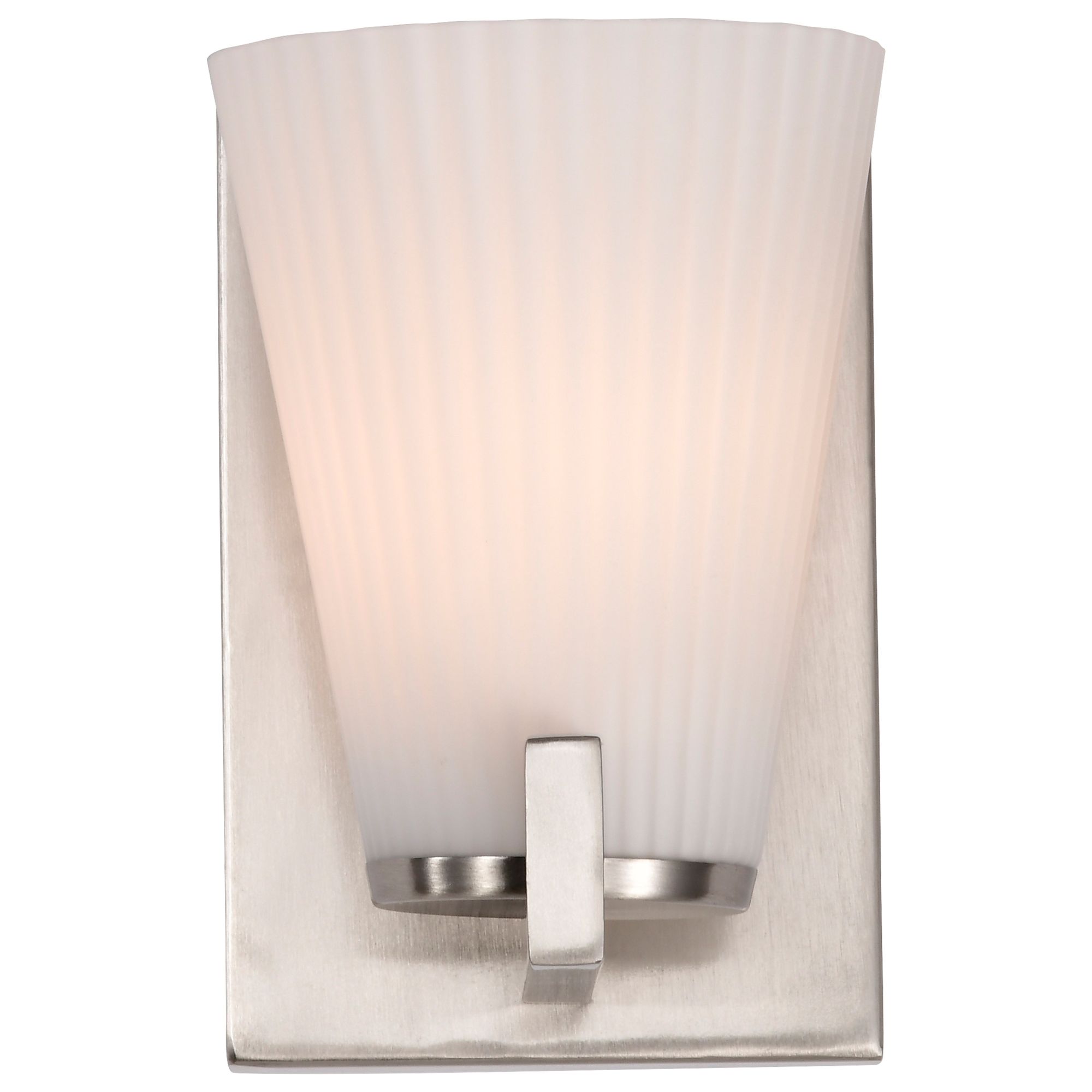 Image 6 Nuvo Royale 7" High Brushed Nickel 1 Light Vanity more views