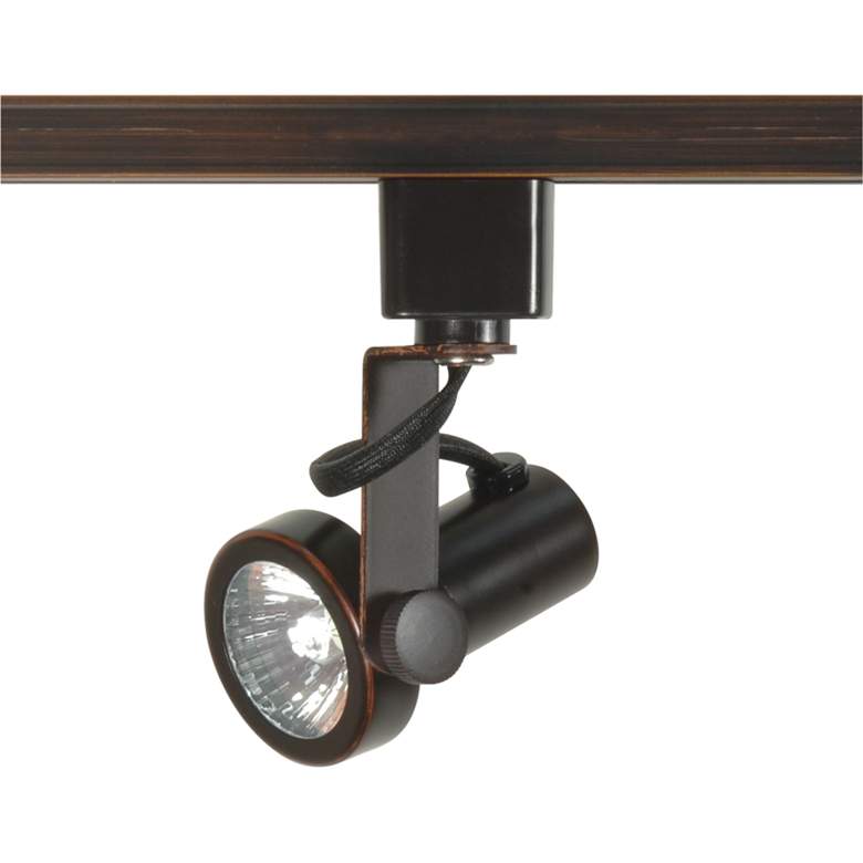 Image 1 Nuvo Russet Bronze MR16 Gimbal Ring Track Head