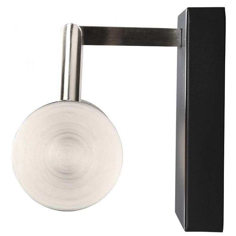 Image 6 Nuvo Solano 12" Black/Brushed Nickel LED Small Vanity more views