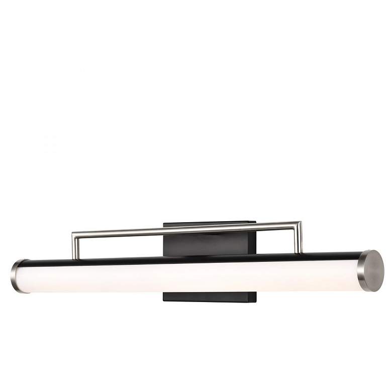 Image 5 Nuvo Solano 24" Black/Brushed Nickel LED Medium Vanity more views