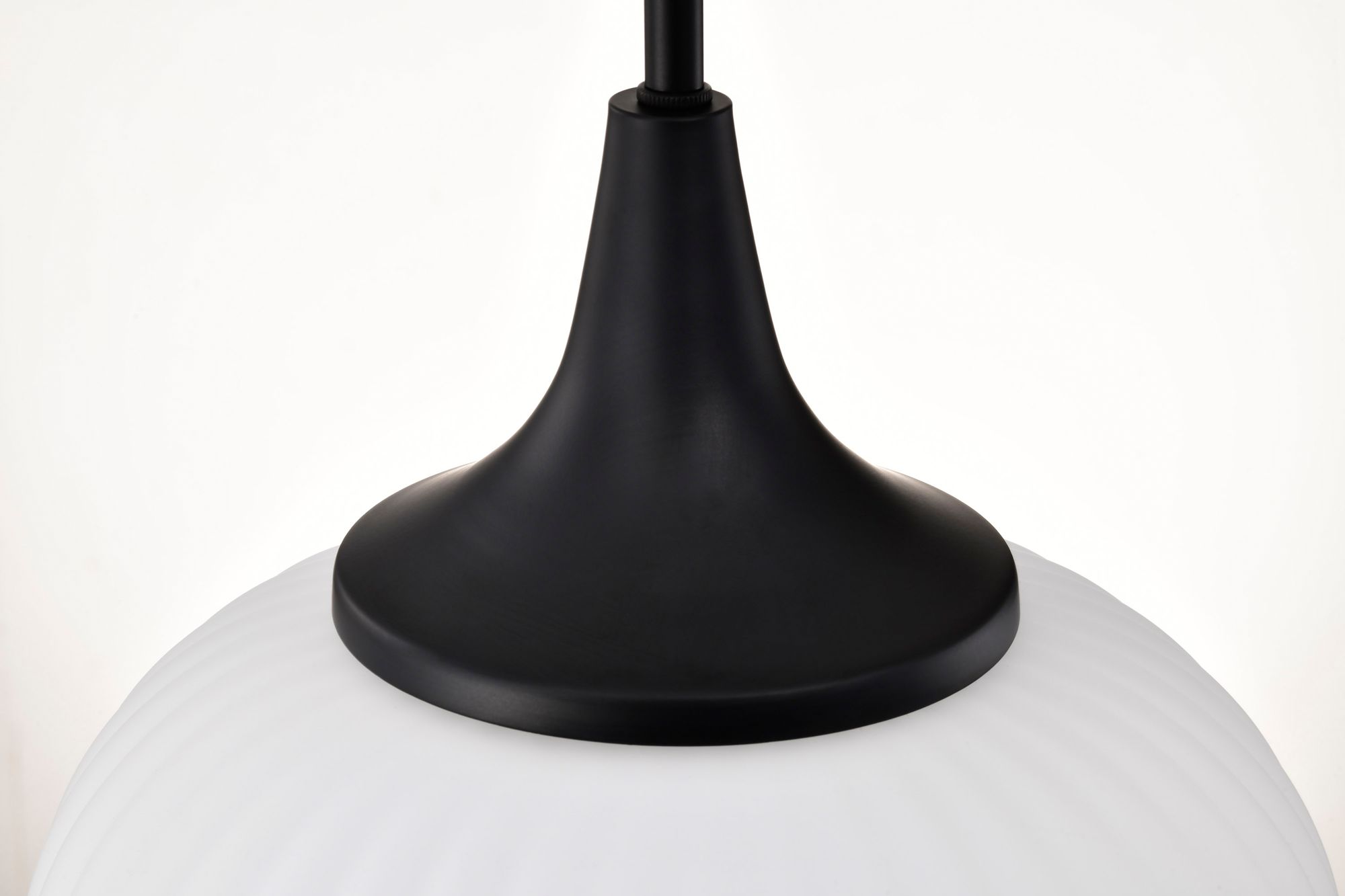 Nuvo Solara 12" Wide Matte Black Pendant