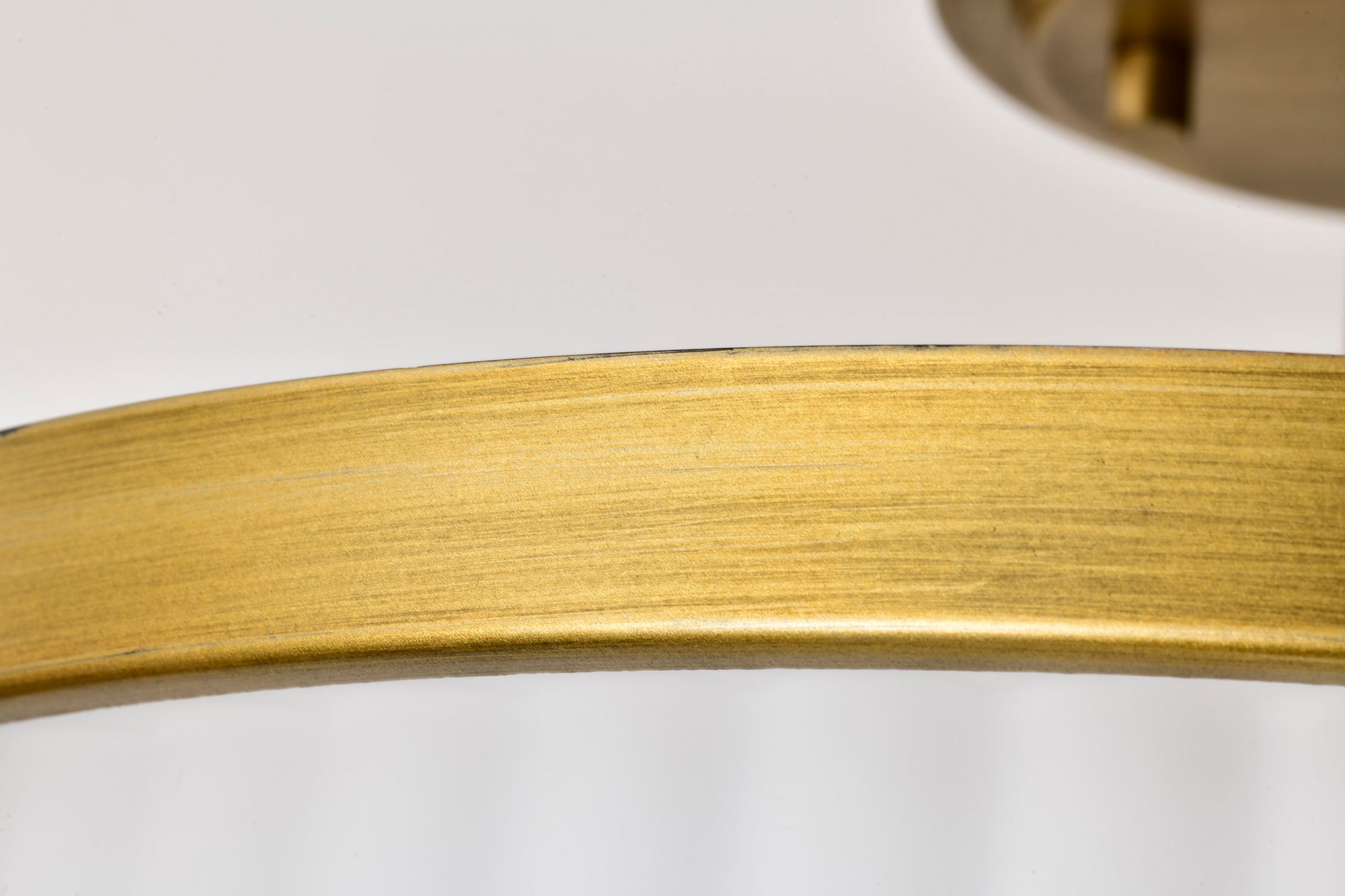 Nuvo Solara 16 1/2" Wide Natural Brass Semi Flush Mount