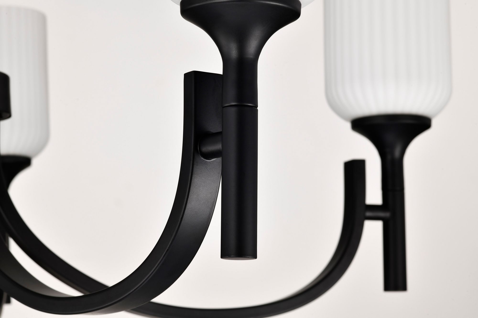 Image 7 Nuvo Solara 30" Wide Matte Black 5 Light Chandelier more views