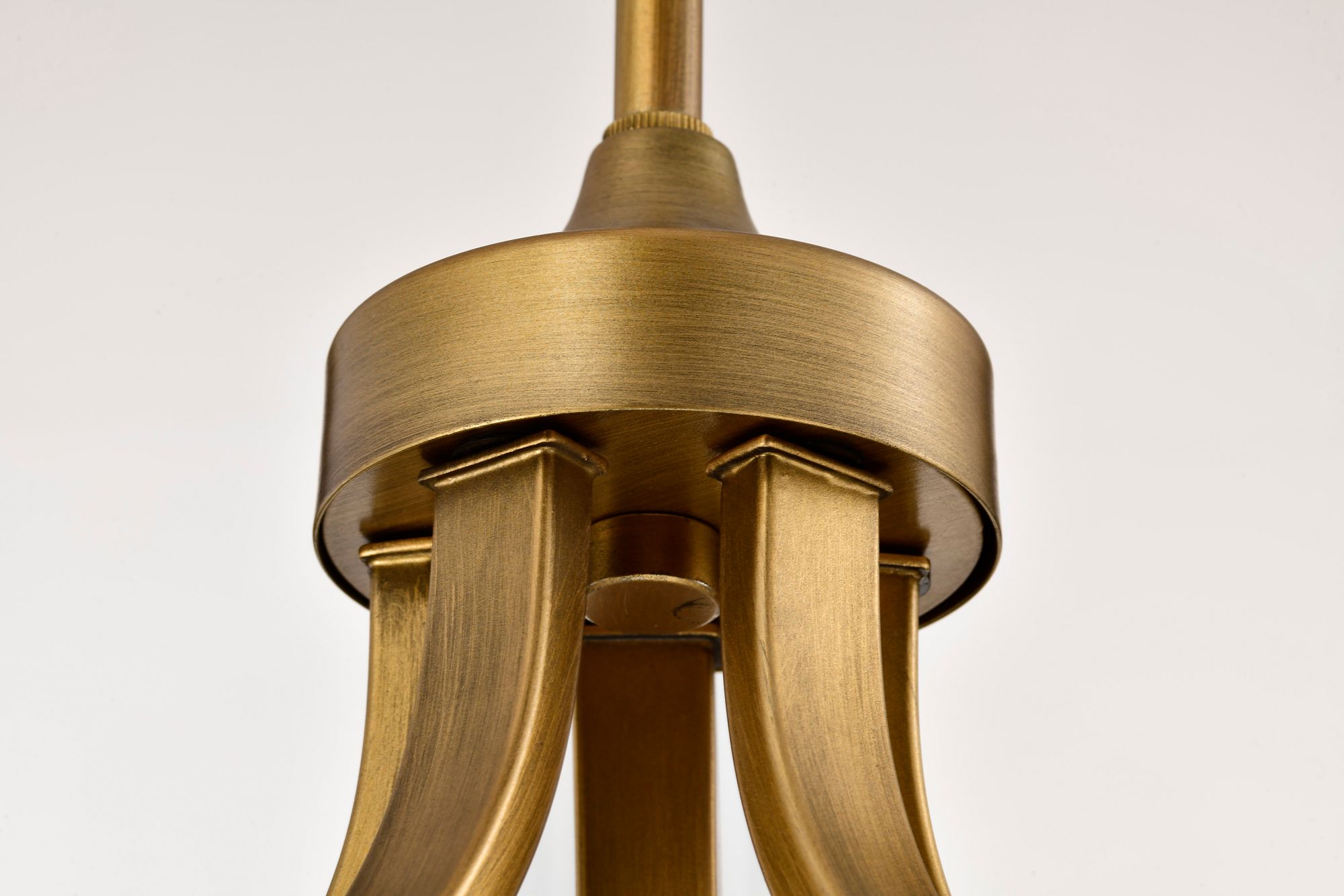 Image 7 Nuvo Solara 30" Wide Natural Brass 5 Light Chandelier more views